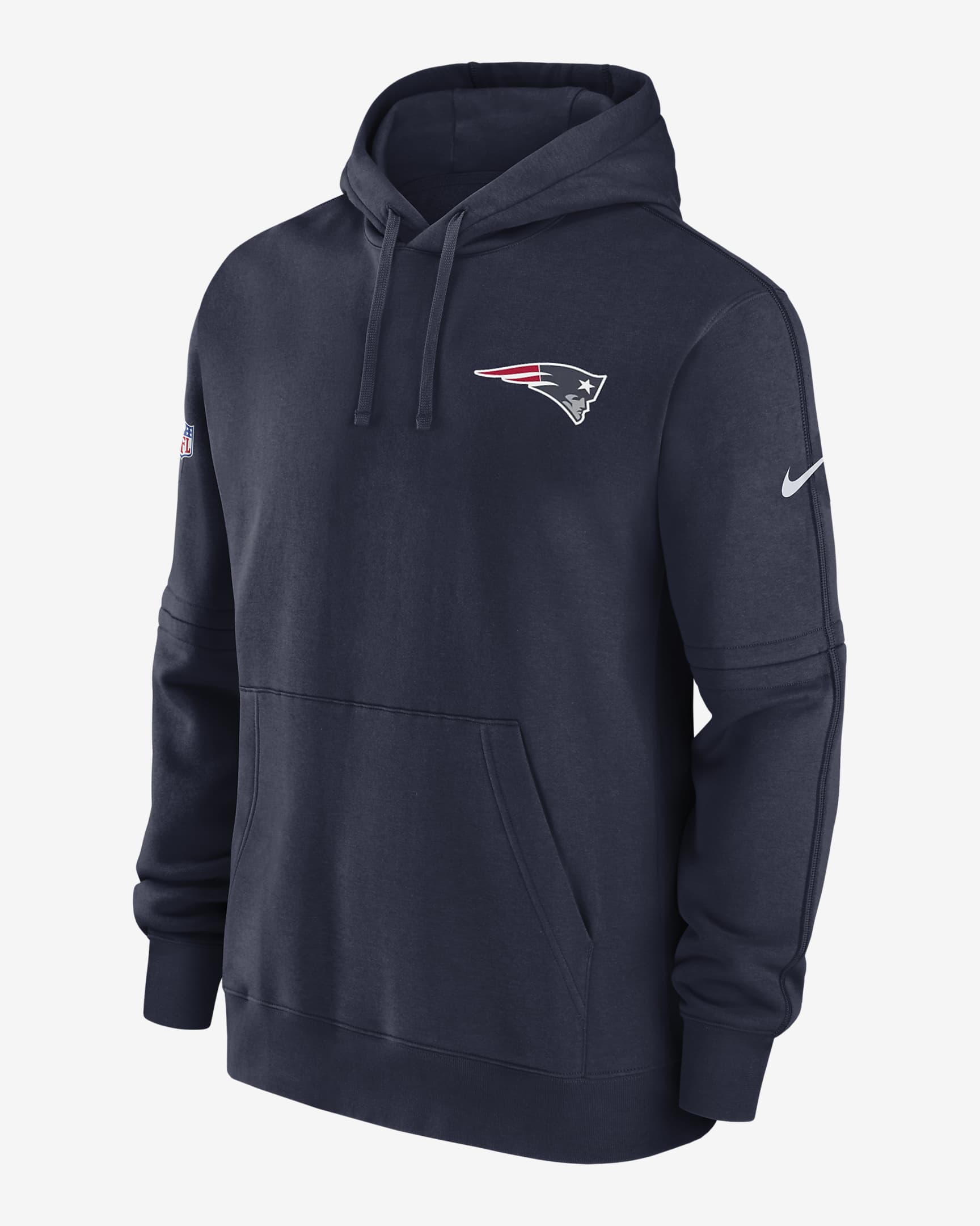 New England Patriots Sideline Club Men’s Nike NFL Pullover Hoodie. Nike.com