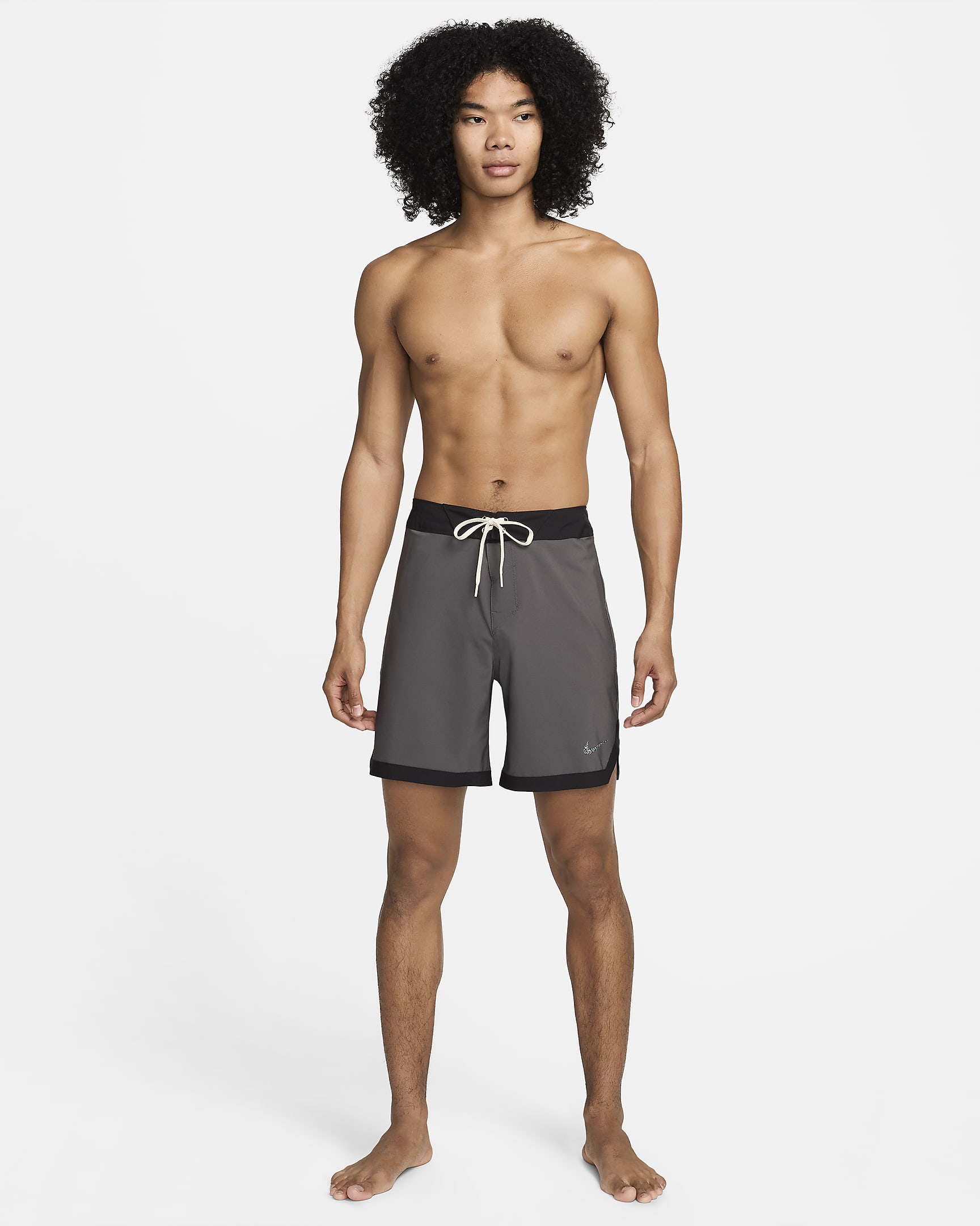 Nike Swim Offshore Men's 7" Board Shorts - Iron Grey/Black