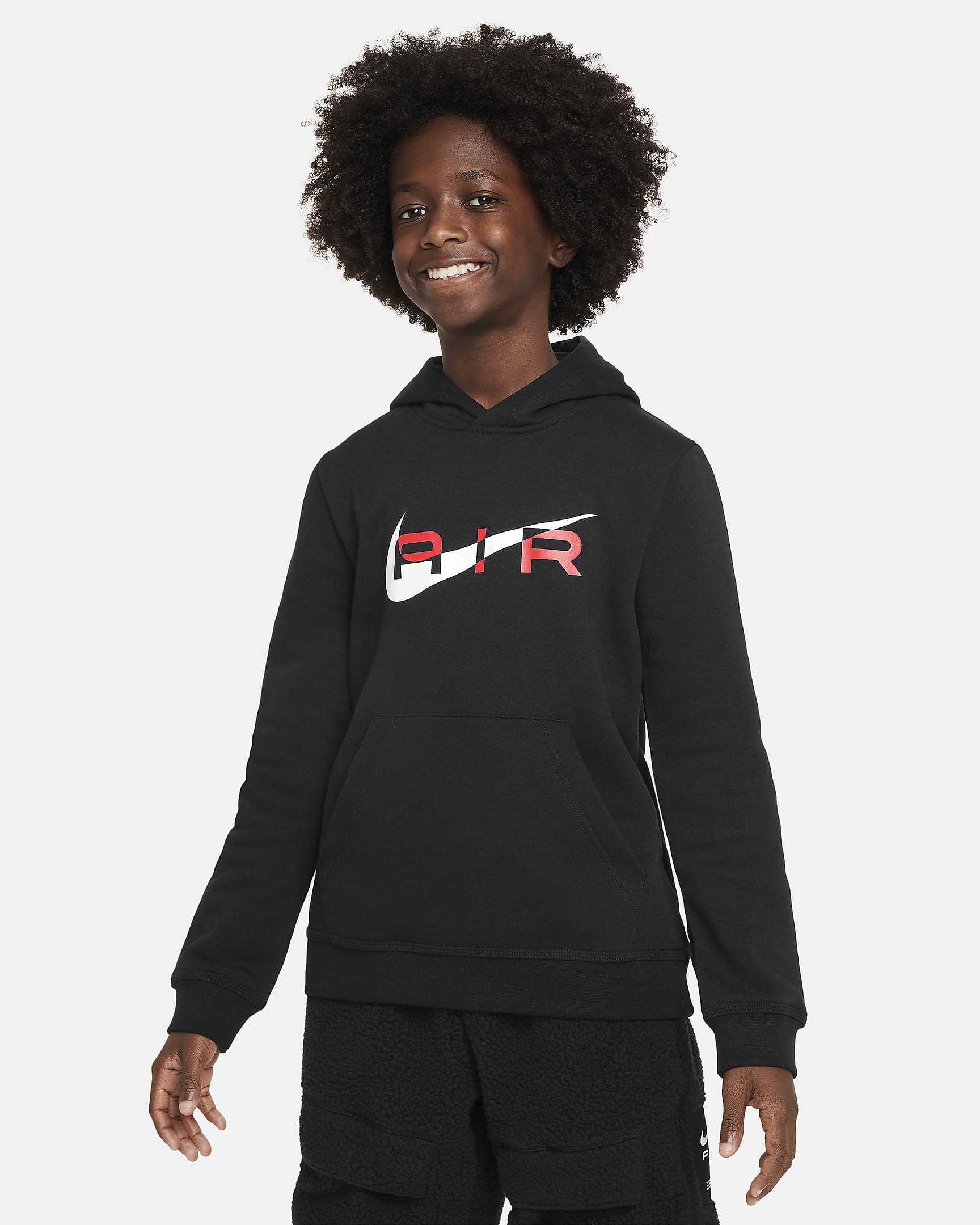 Nike Air Older Kids' Pullover Fleece Hoodie. Nike UK