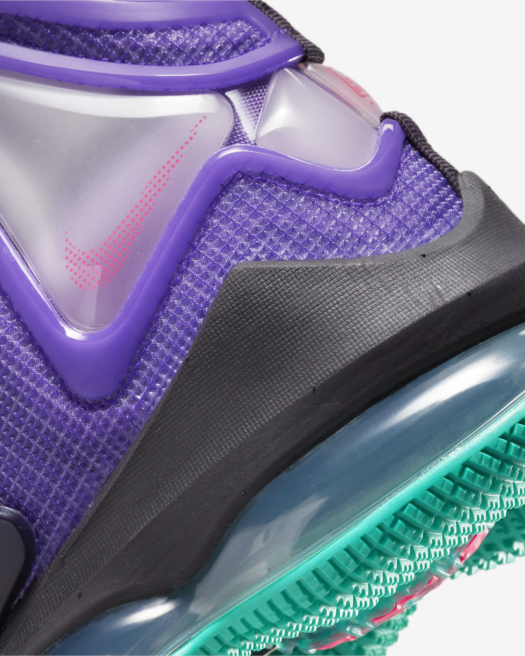 LeBron 19 Basketball Shoes - Wild Berry/Cave Purple/Clear Emerald/Hyper Pink