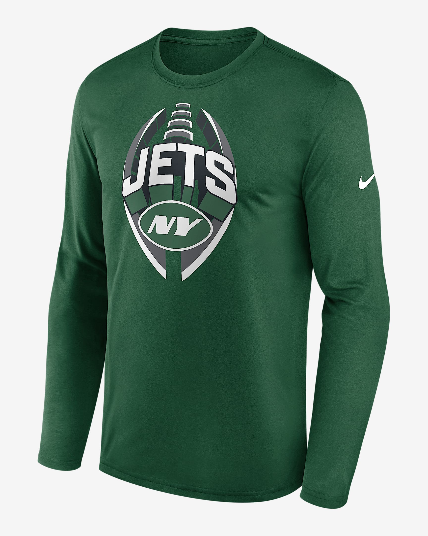 New York Jets Legend Icon Men's Nike Dri-FIT NFL Long-Sleeve T-Shirt - Green