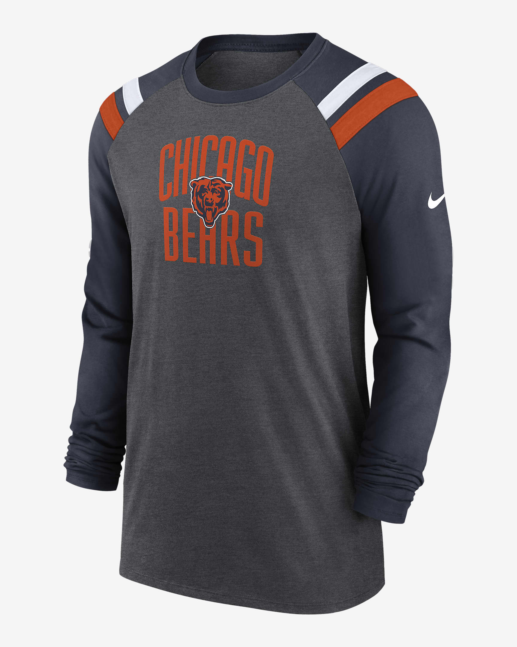 Nike Athletic Fashion (NFL Chicago Bears) Men's Long-Sleeve T-Shirt 