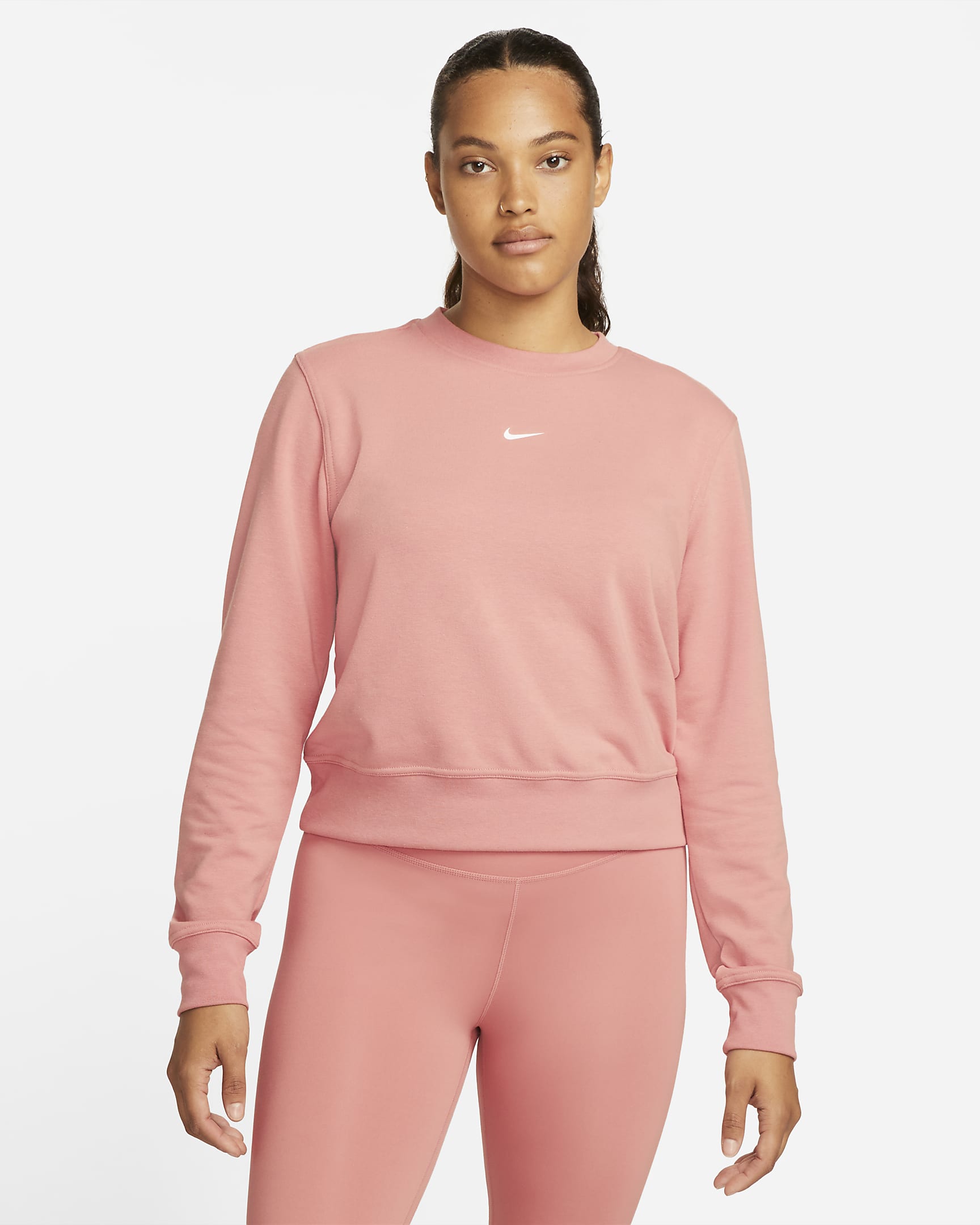 Nike Dri-FIT One Women's Crew-Neck French Terry Sweatshirt. Nike ZA