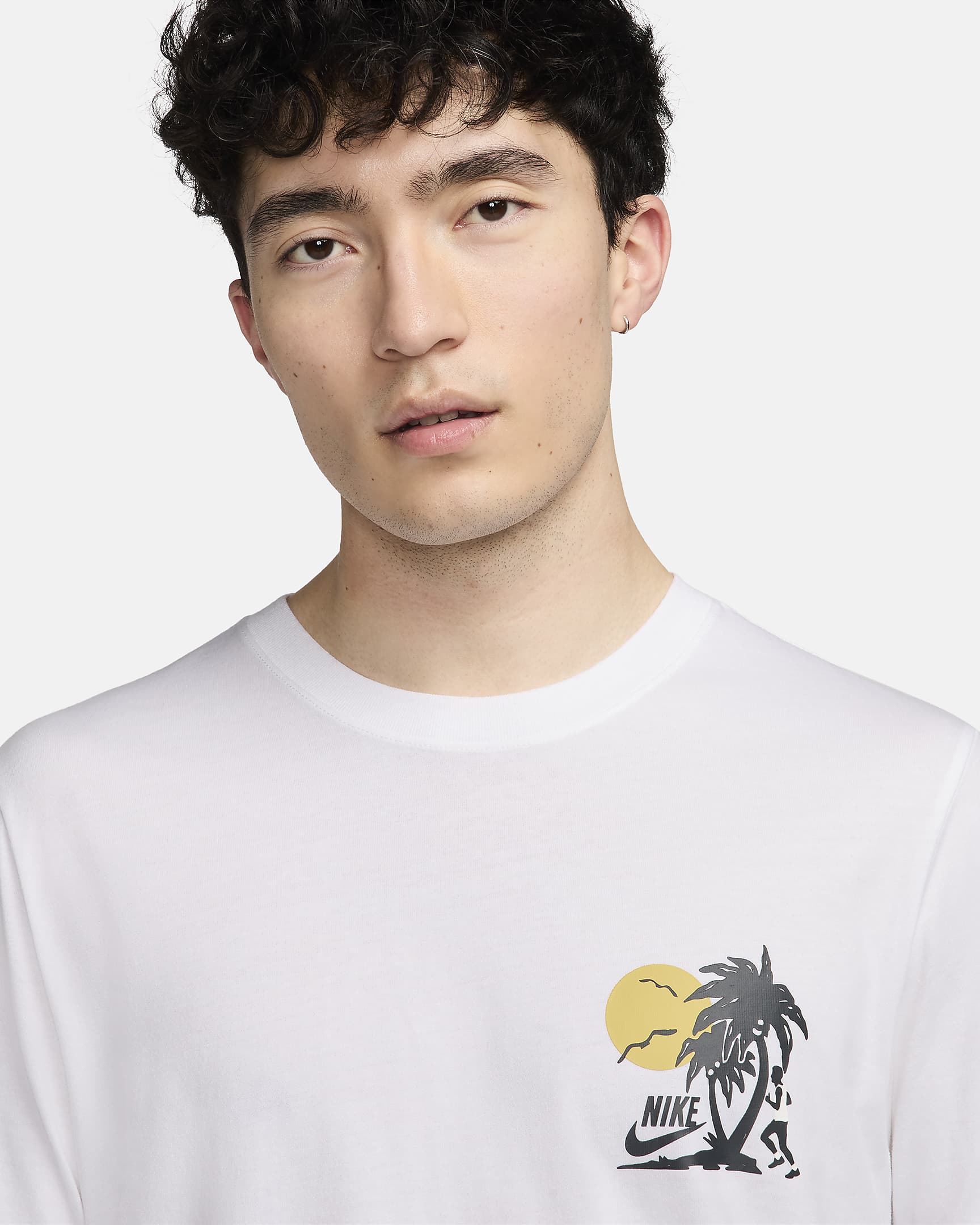 Playera para hombre Nike Sportswear - Blanco/Blanco