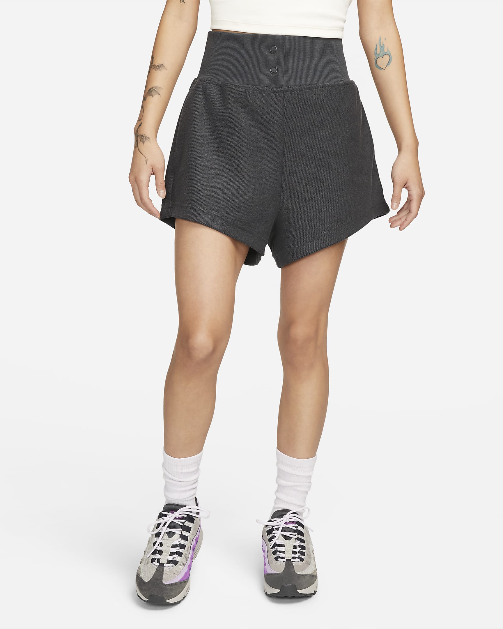 Nike Sportswear Collection Women's High-Waisted Reverse French Terry ...