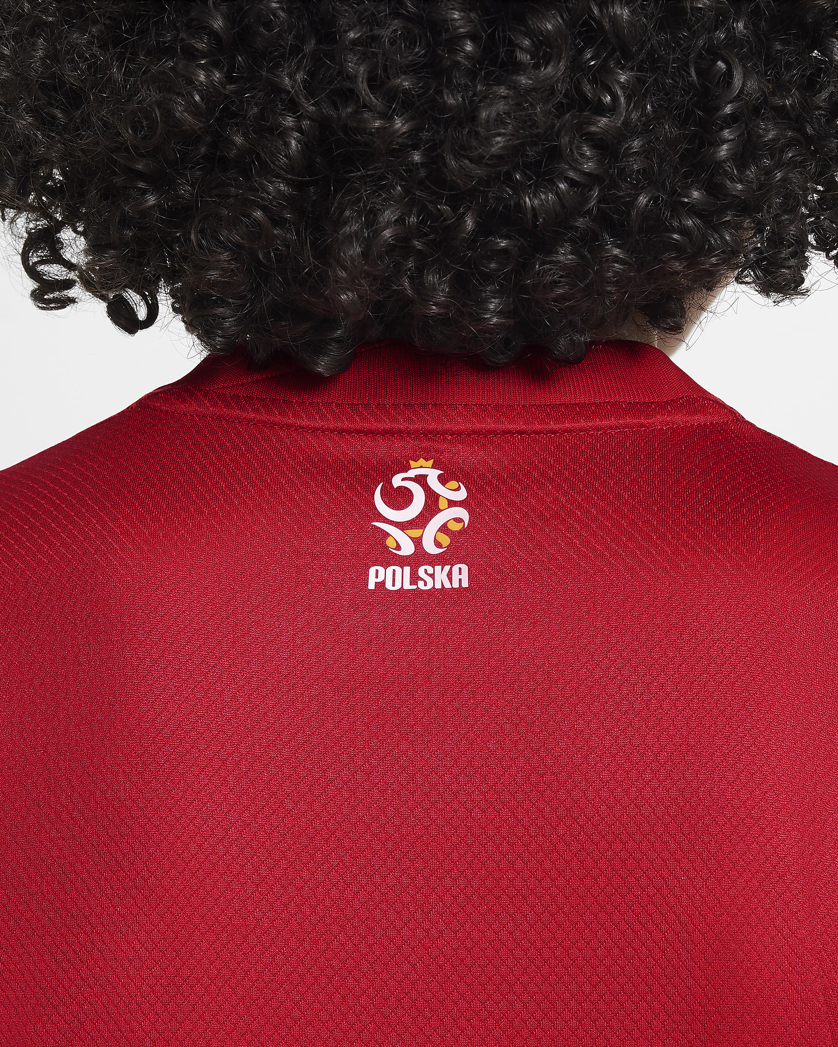 Lengyelország 2024/25 Stadium idegenbeli Nike Dri-FIT replika futballpóló nagyobb gyerekeknek - Bright Crimson/Gym Red/Team Red/Fehér