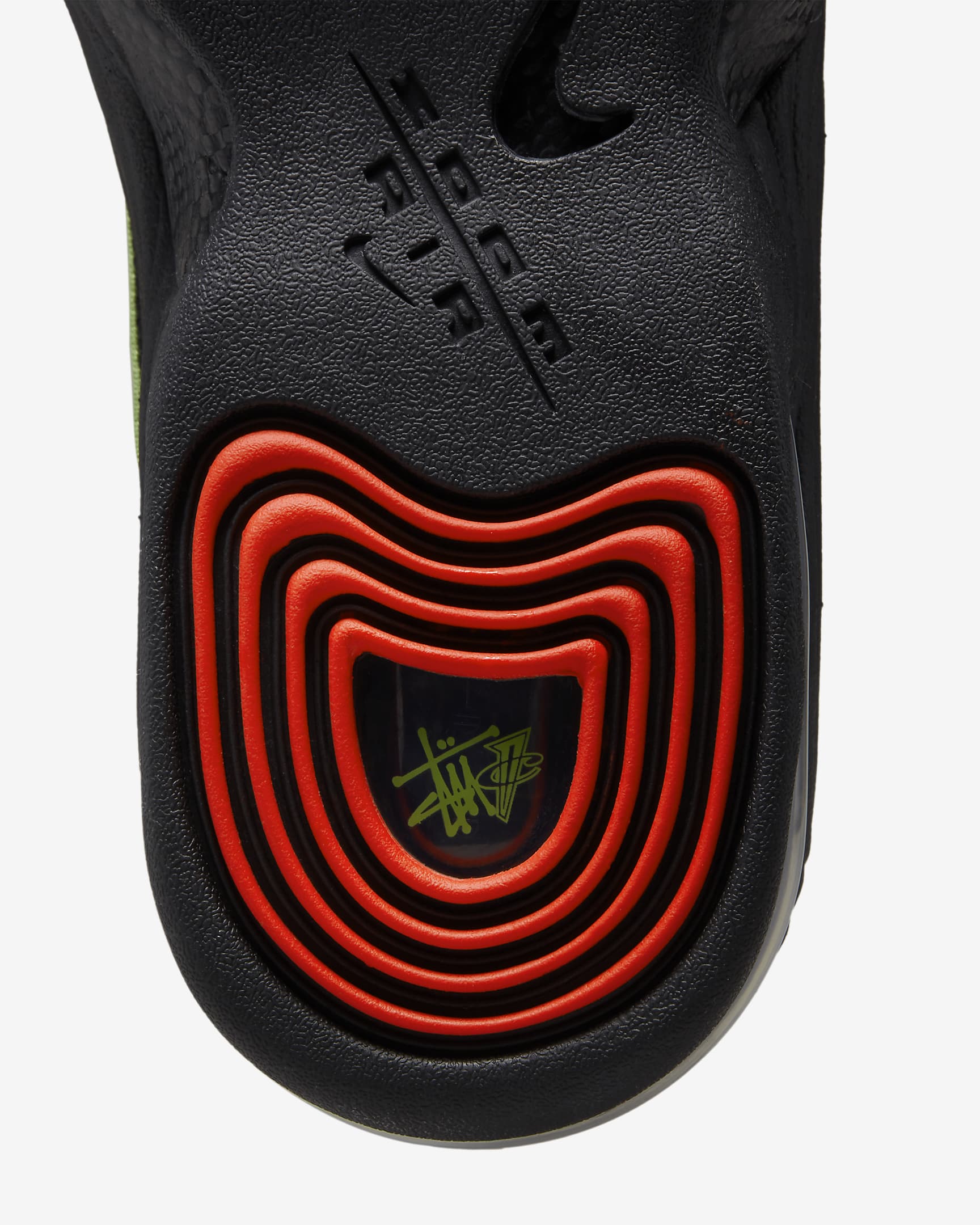 Nike Air Penny 2 x Stüssy-sko til mænd - Vivid Green/sort/sort