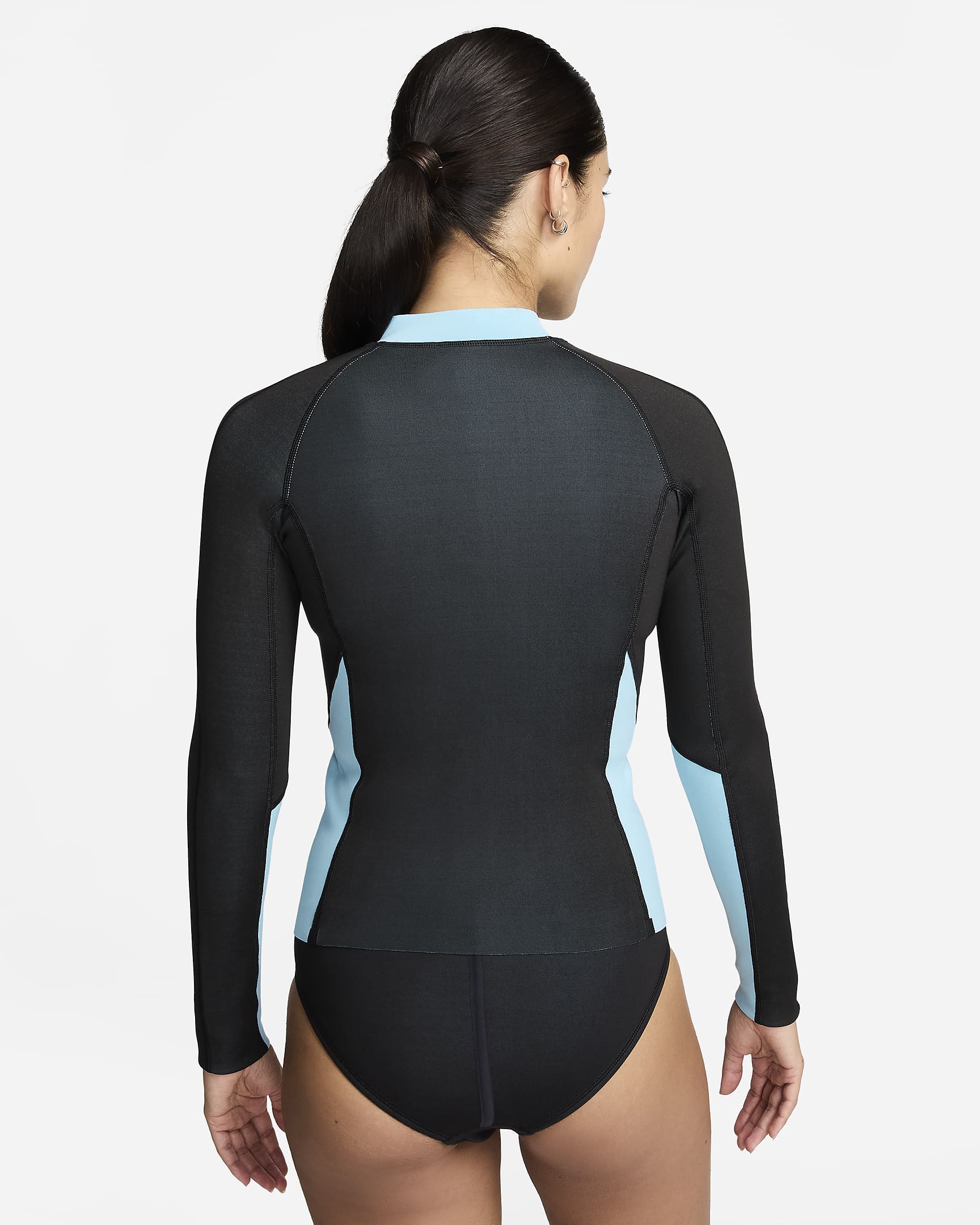 Nike Swim Fusion Women's Long-Sleeve Reversible Zip Shirt. Nike.com