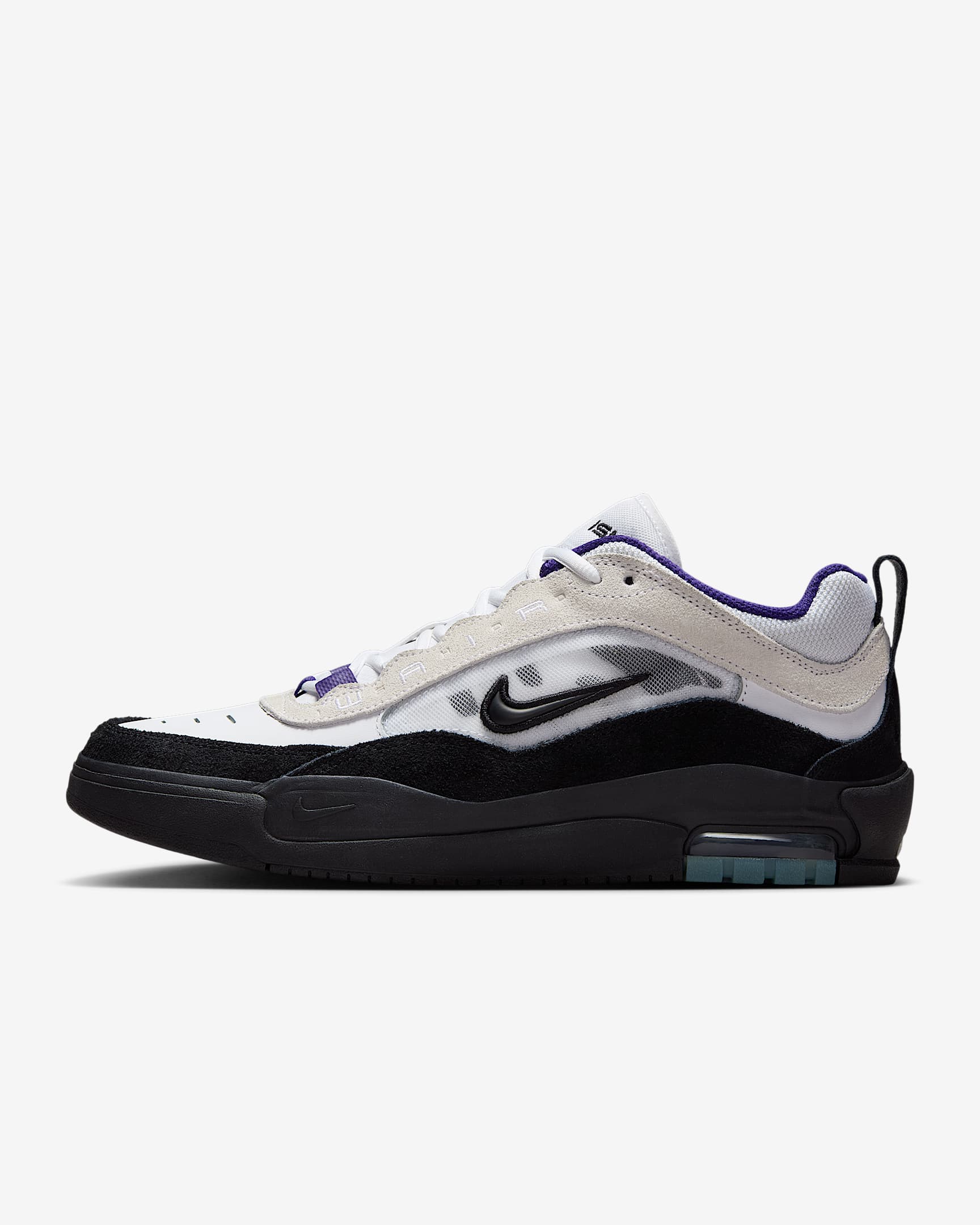 Nike Air Max Ishod herenschoenen - Wit/Court Purple/Zwart/Zwart