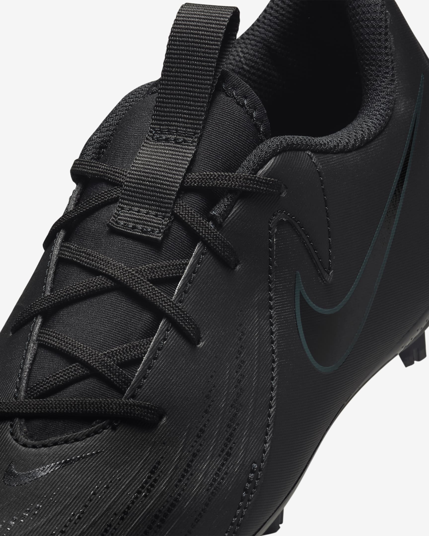 Nike Jr. Phantom GX 2 Academy Little/Big Kids' HG Soccer Cleats - Black/Deep Jungle/Black