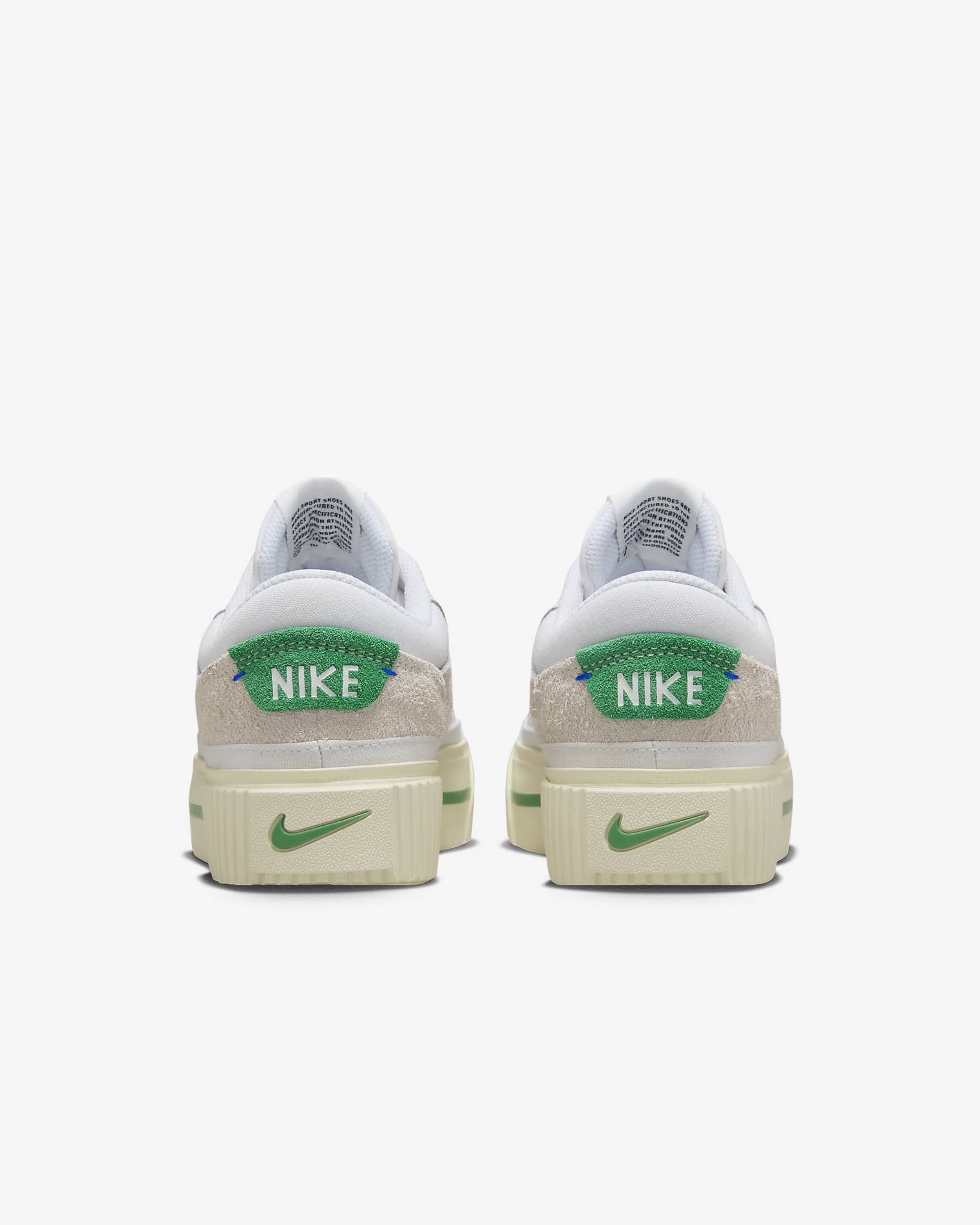 Nike Court Legacy Lift Women's Shoes - White/Coconut Milk/Stadium Green/Summit White