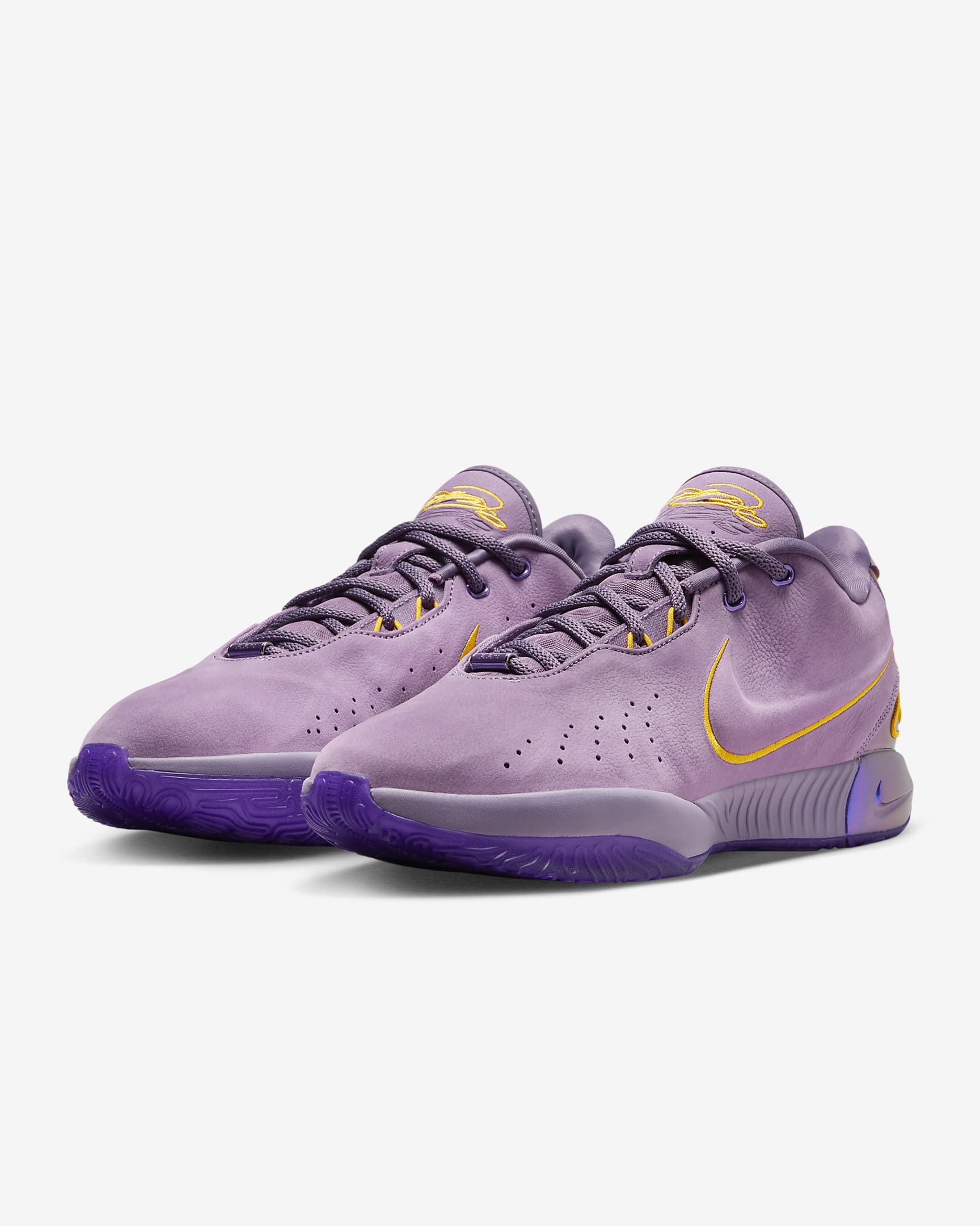 LeBron XXI "Freshwater" Basketballschuh - Violet Dust/Purple Cosmos/University Gold