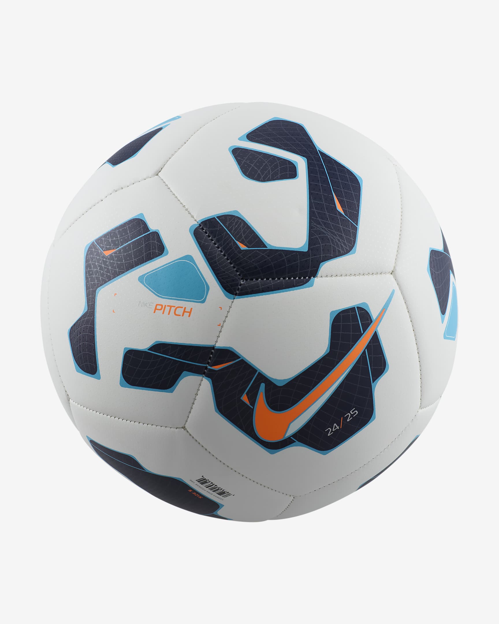 Nike Pitch Soccer Ball - White/Blackened Blue/Hyper Crimson