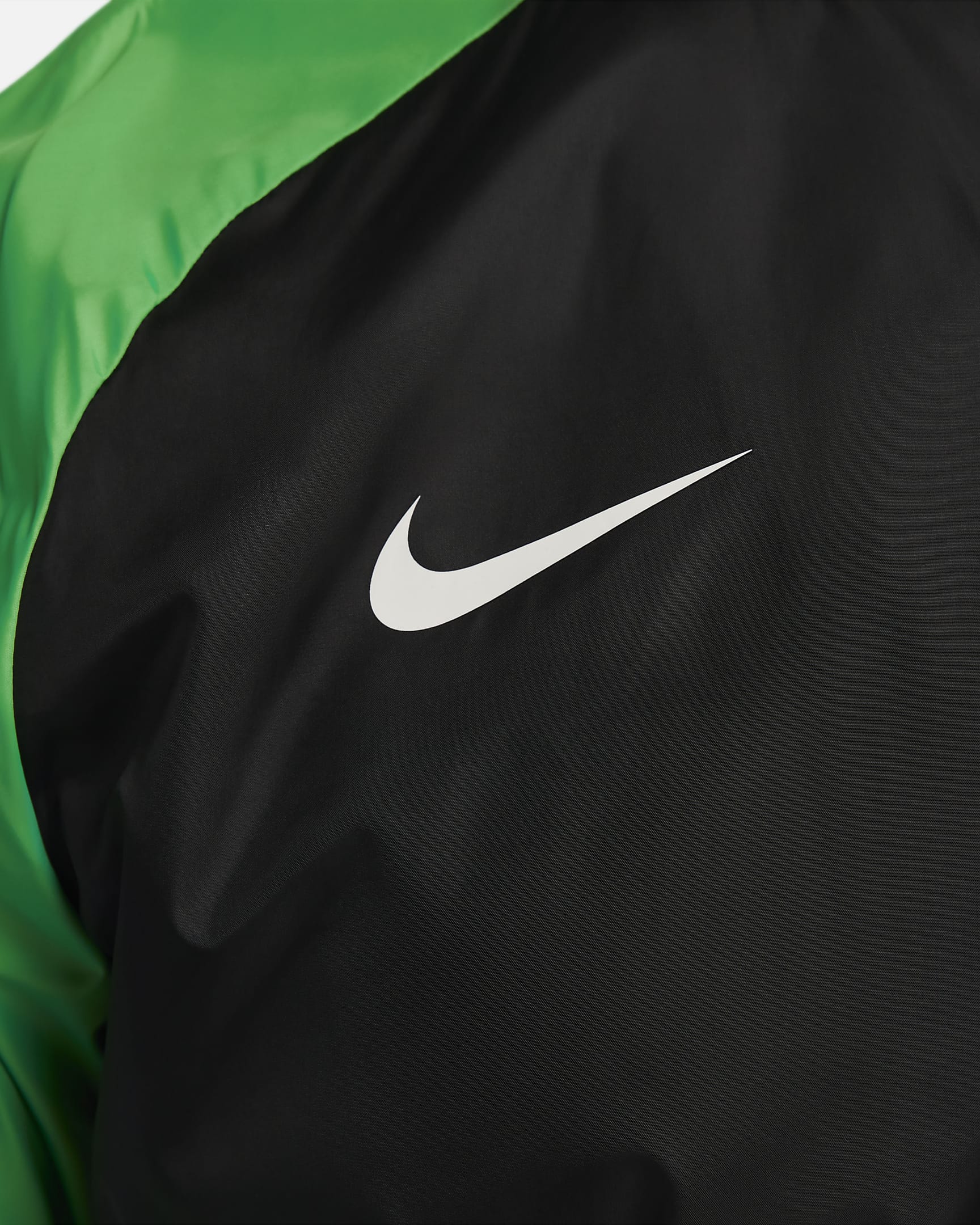 Liverpool FC Repel Academy AWF Men's Nike Soccer Jacket - Black/Green Spark/White/White