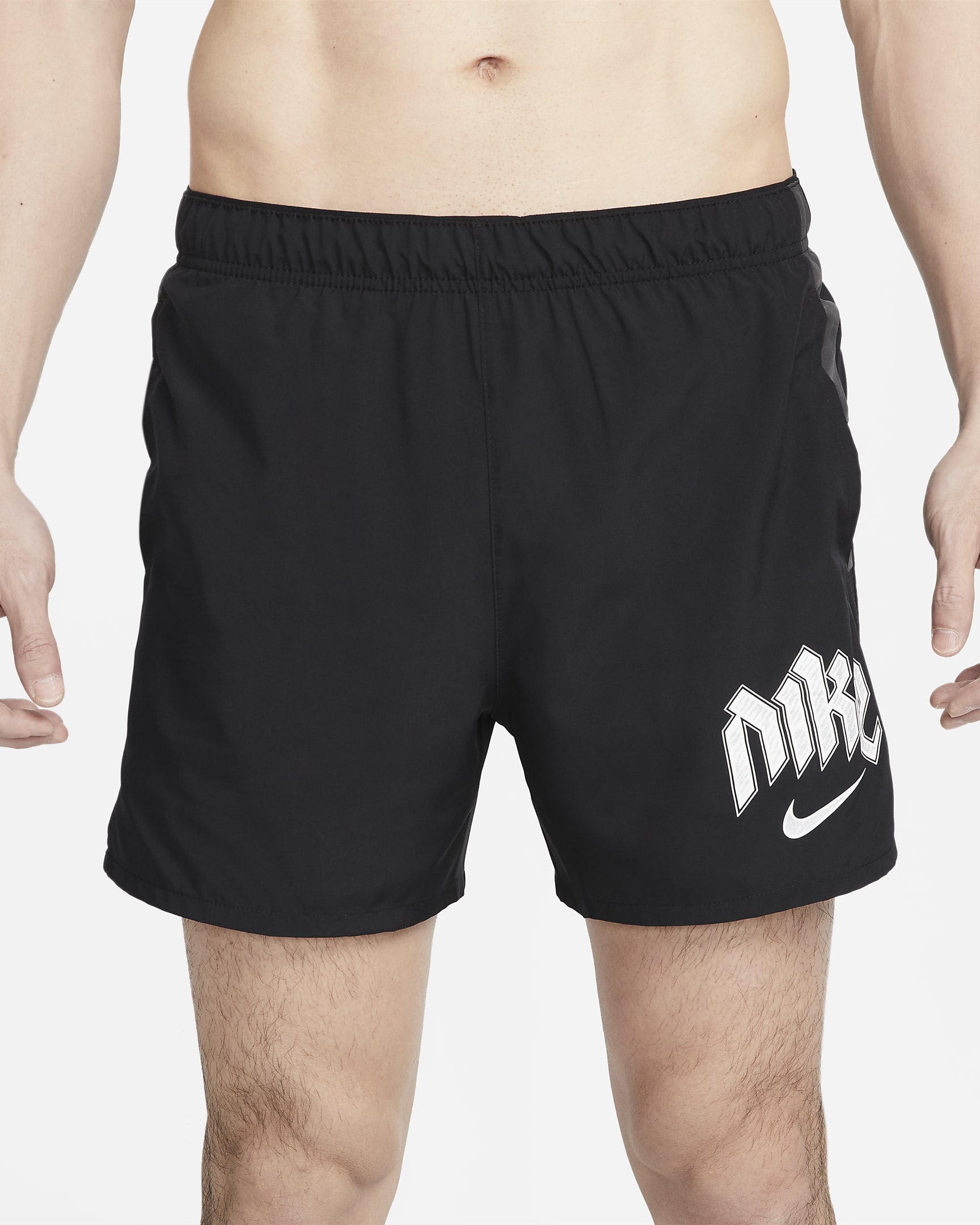 Nike Dri-FIT Run Division Challenger Men's 13cm (approx.) Brief-Lined Running Shorts - Black/Anthracite