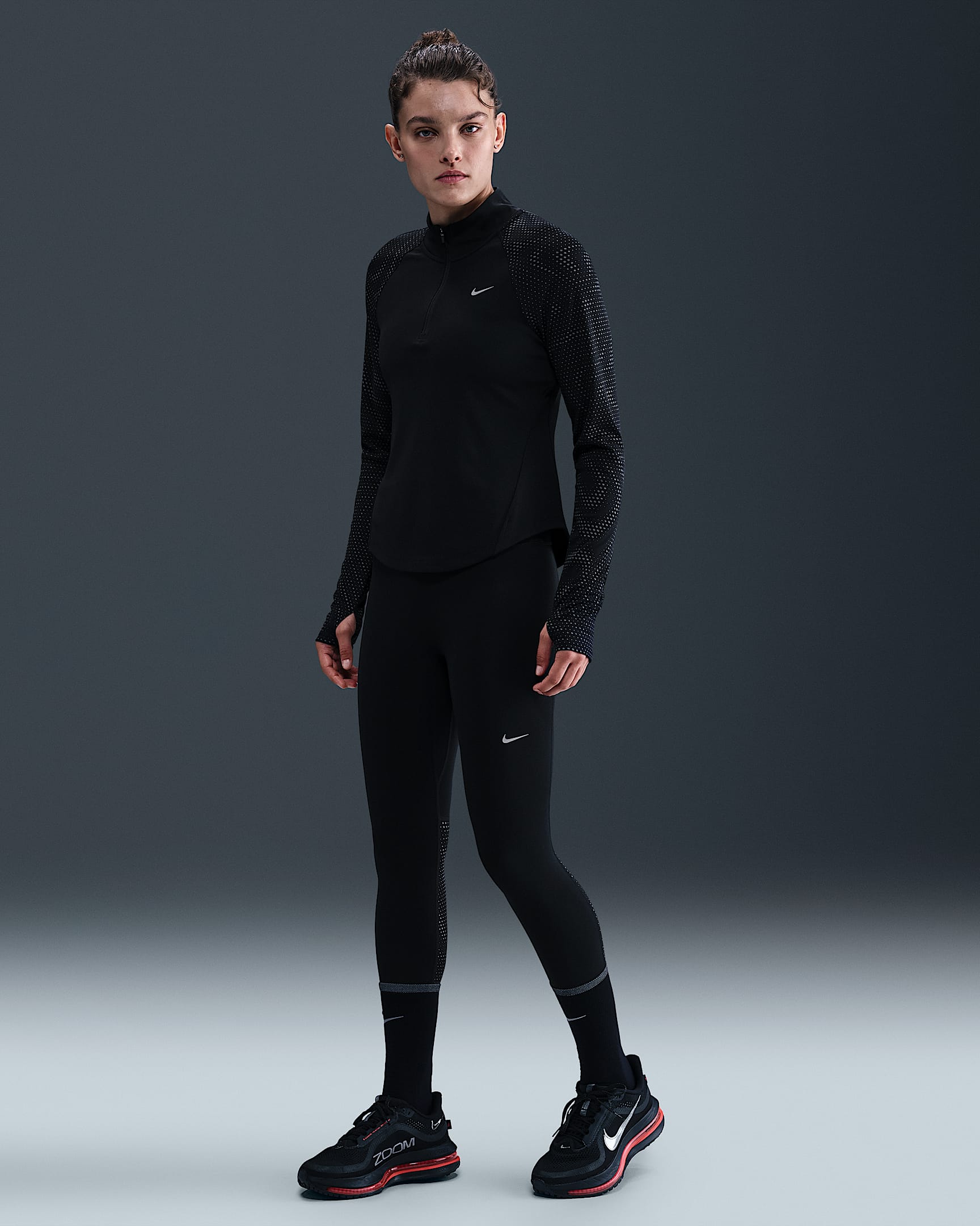 Nike Tempo Flash Women's High-Waisted 7/8 Running Leggings - Black