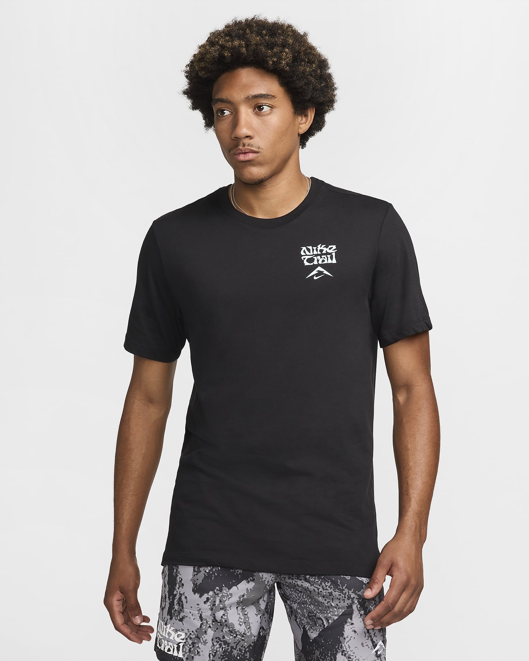 Playera de correr Dri-FIT para hombre Nike - Negro