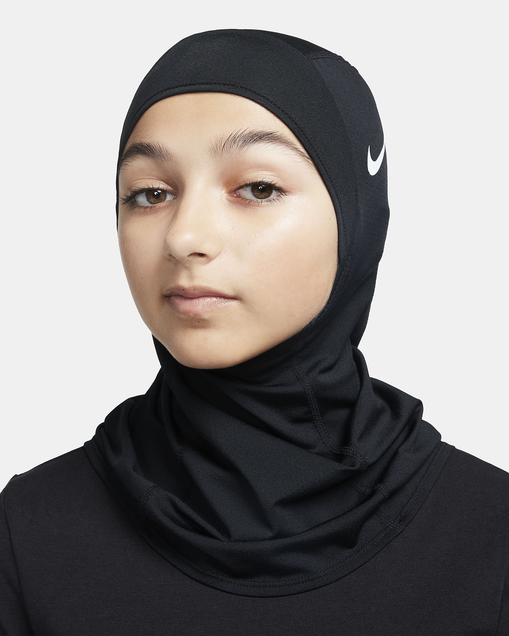 Nike Pro Hijab 2.0 - Svart/Vit