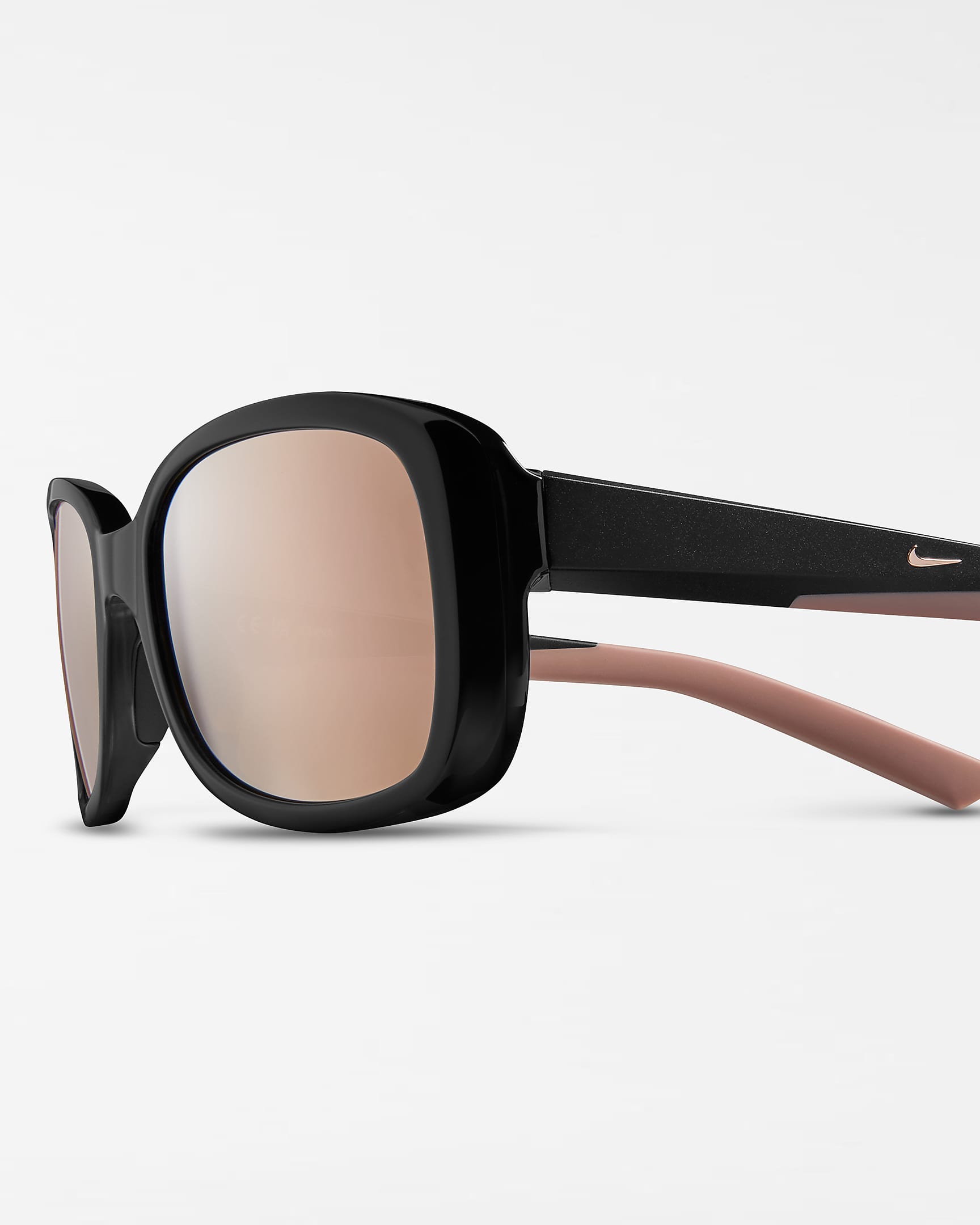 Nike Epic Breeze Mirrored Sunglasses - Black/Rose Gold