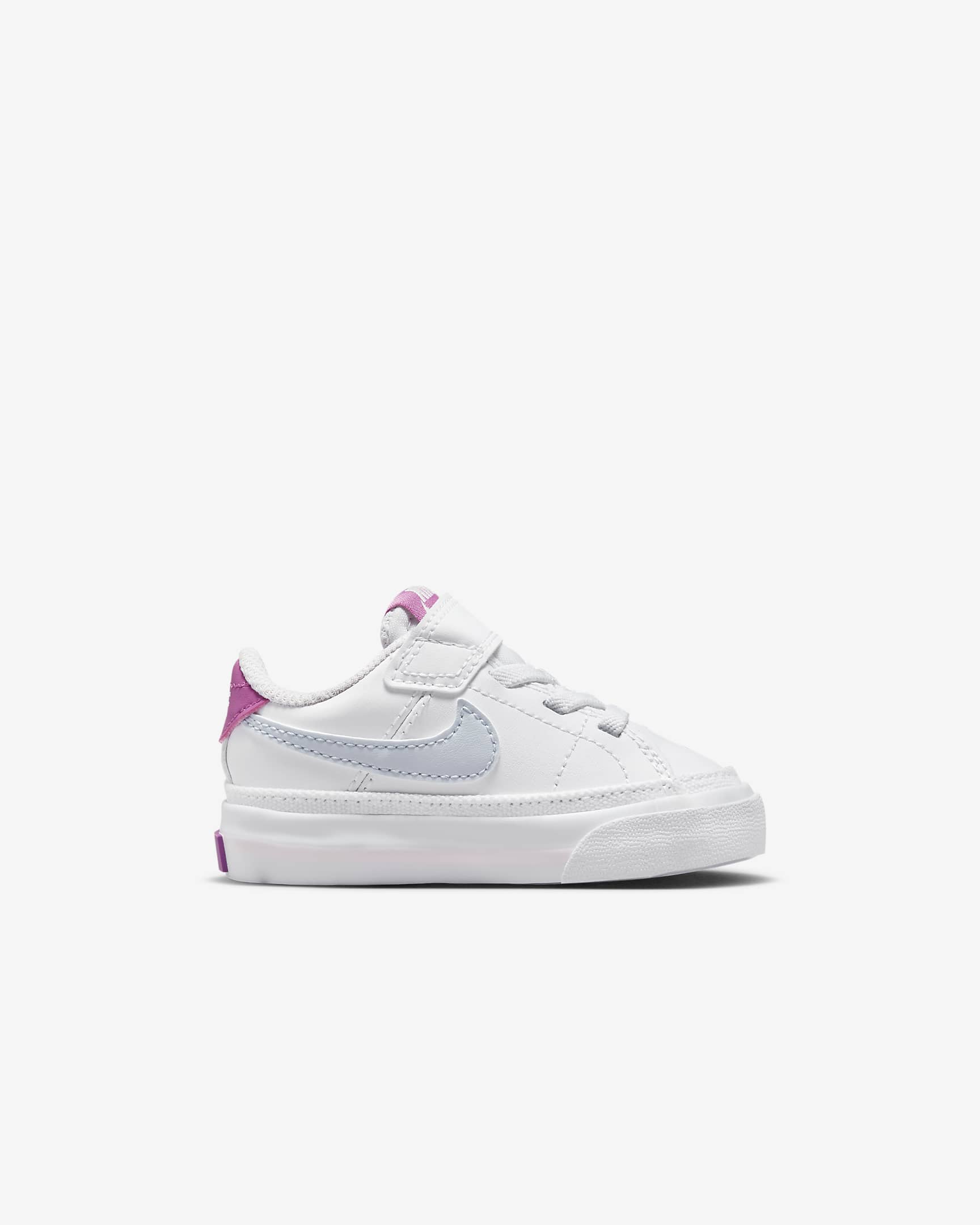 NikeCourt Legacy Baby/Toddler Shoes - White/Cosmic Fuchsia/Pearl Pink/Football Grey