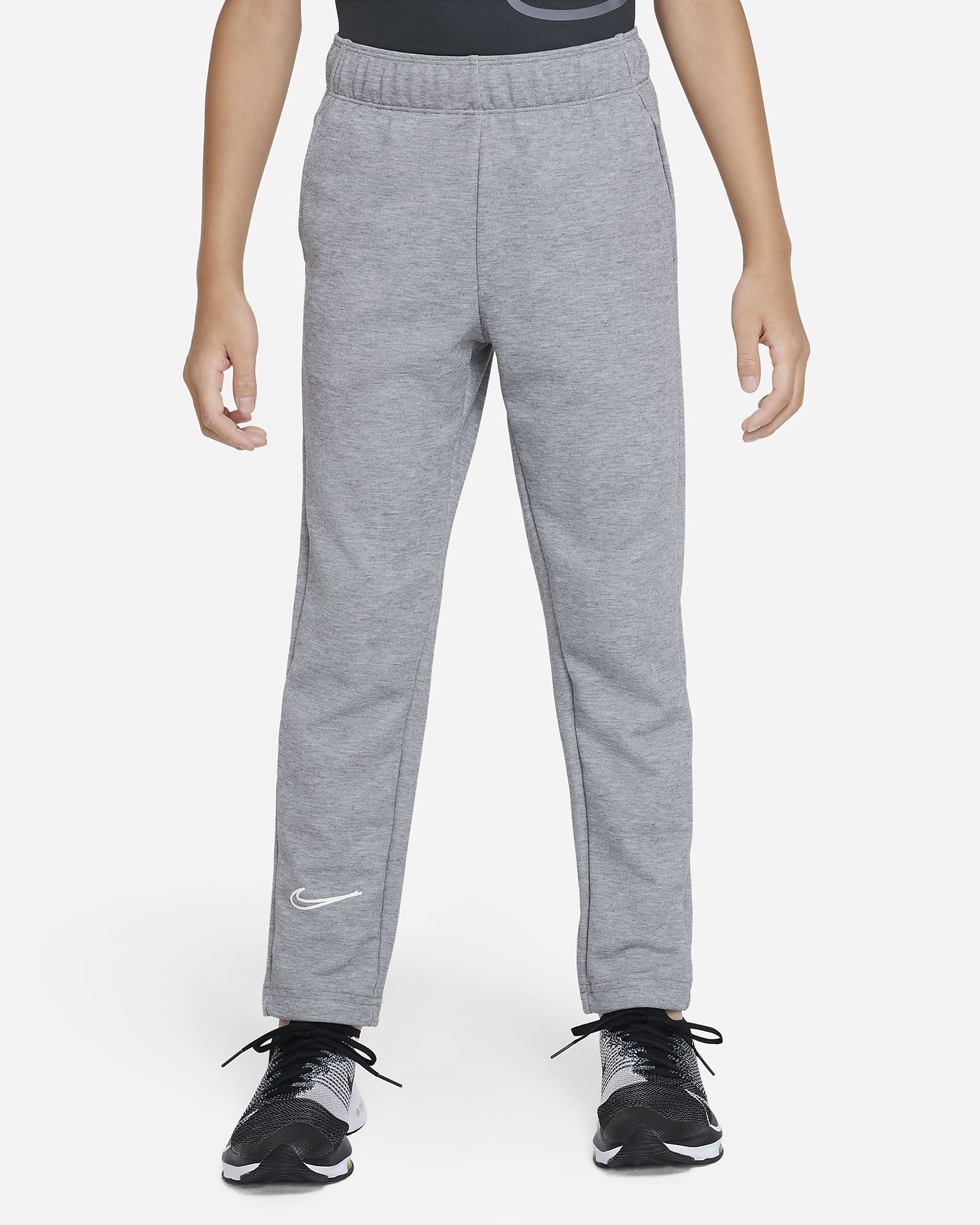 Nike Dri-FIT Performance Select Big Kids' (Boys') Training Joggers - Grey Heather/Heather/Sail