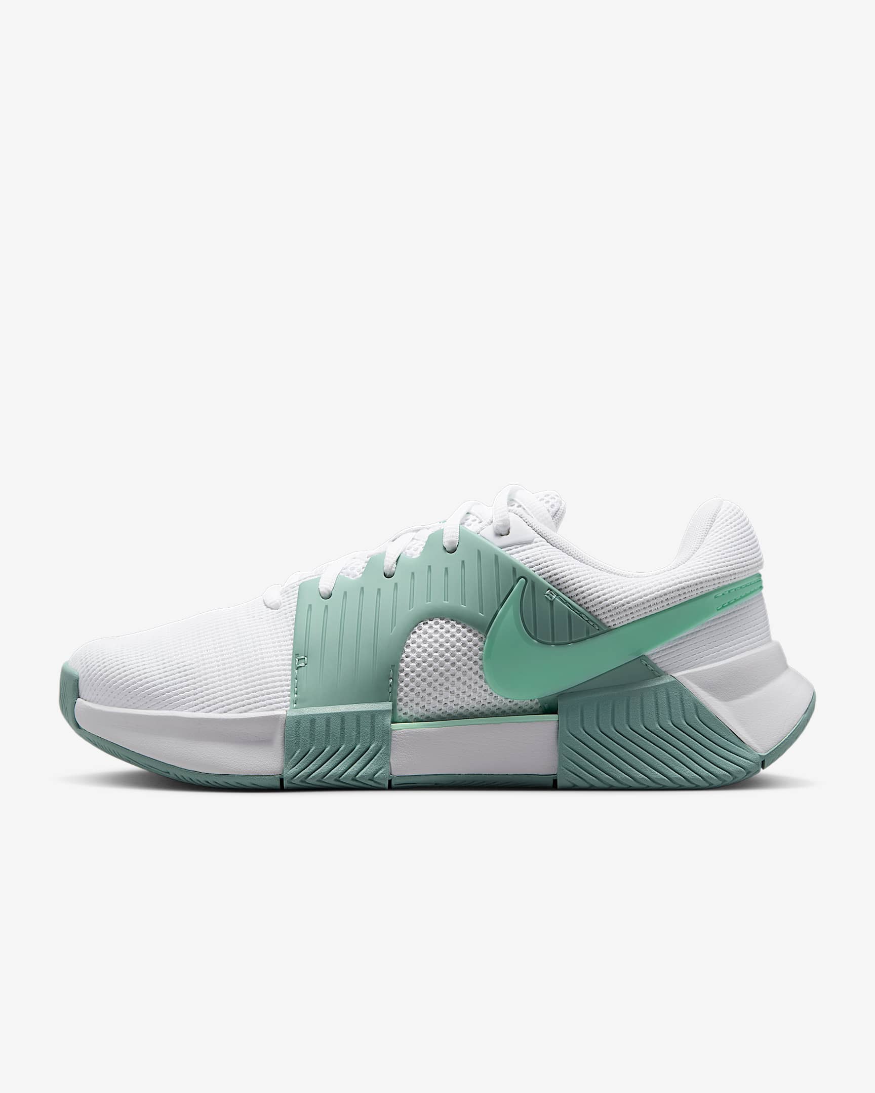 Nike Zoom GP Challenge 1 Sert Kort Kadın Tenis Ayakkabısı - Beyaz/Cannon/Mint Foam