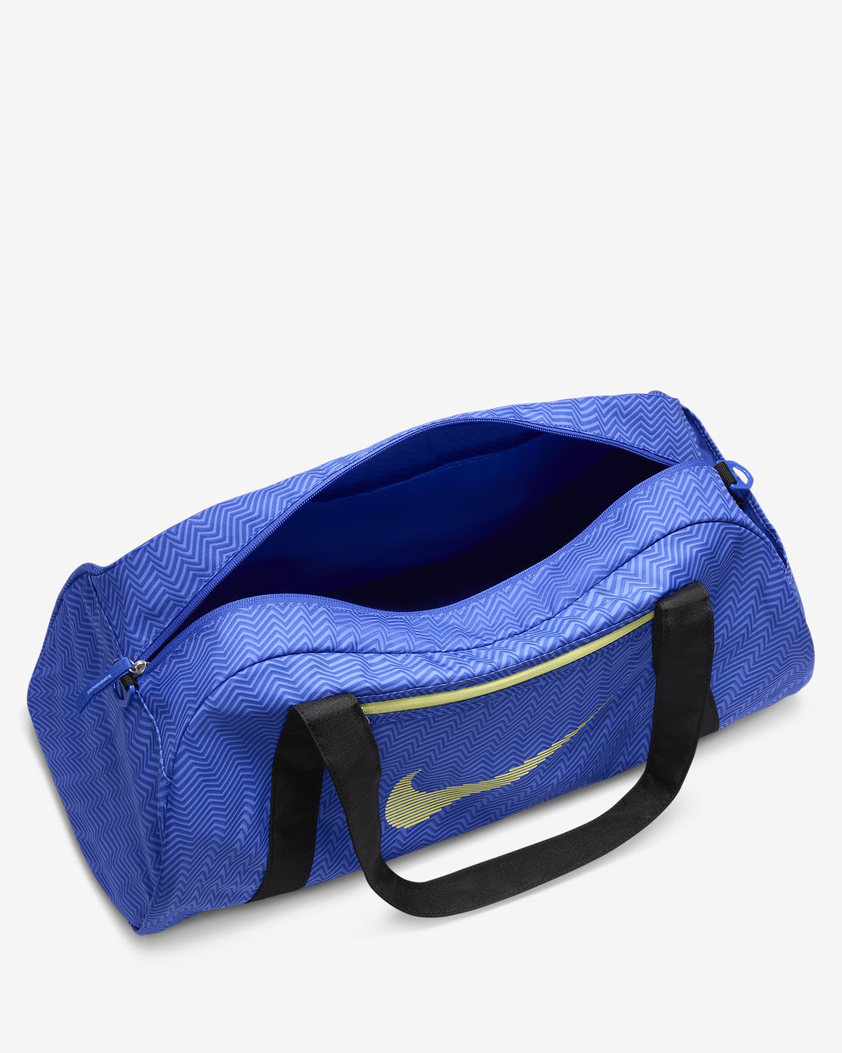 Nike Gym Club duffelbag til dame (24 L) - Hyper Royal/Svart/Light Laser Orange