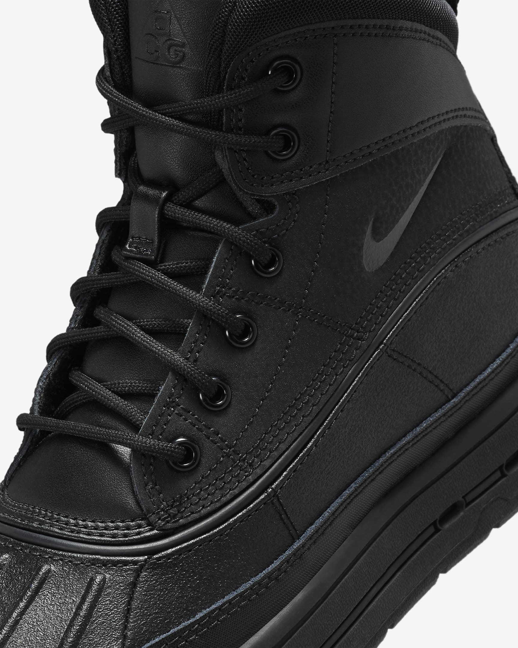 Nike Woodside 2 High Big Kids' Boots - Black/Black/Black