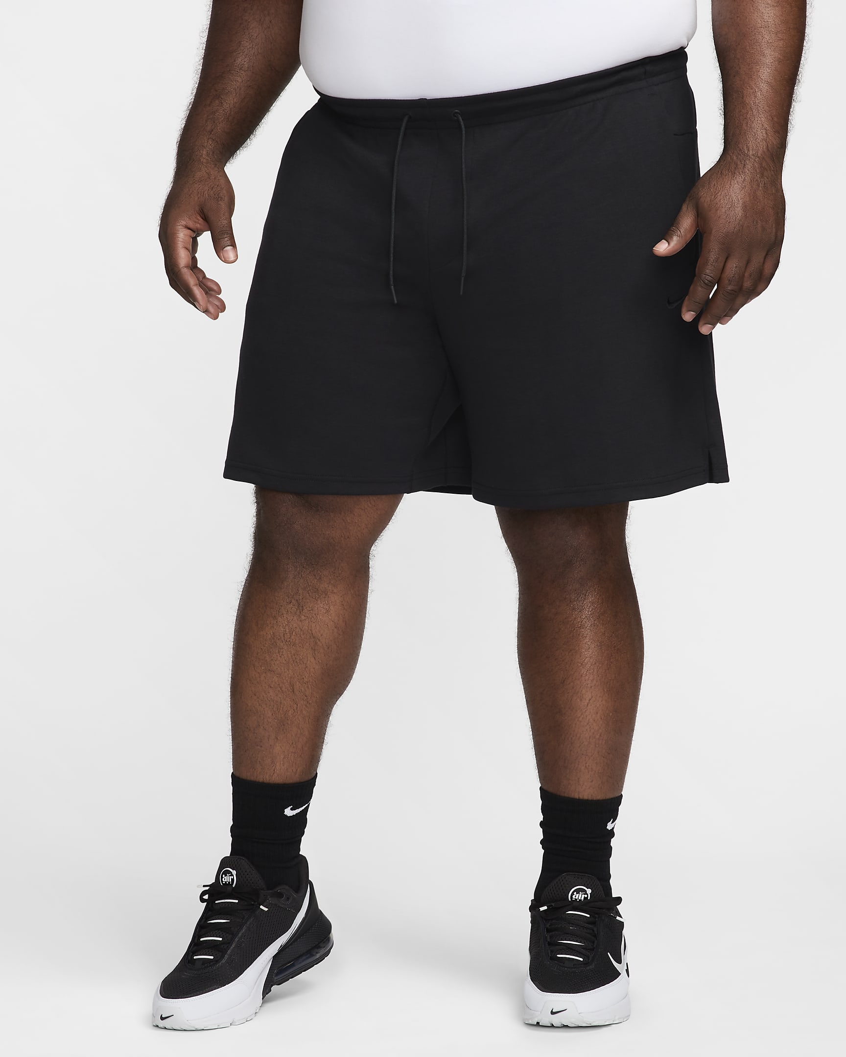 Ofodrade mångsidiga shorts Nike Primary Dri-FIT UV 18 cm för män - Svart/Svart