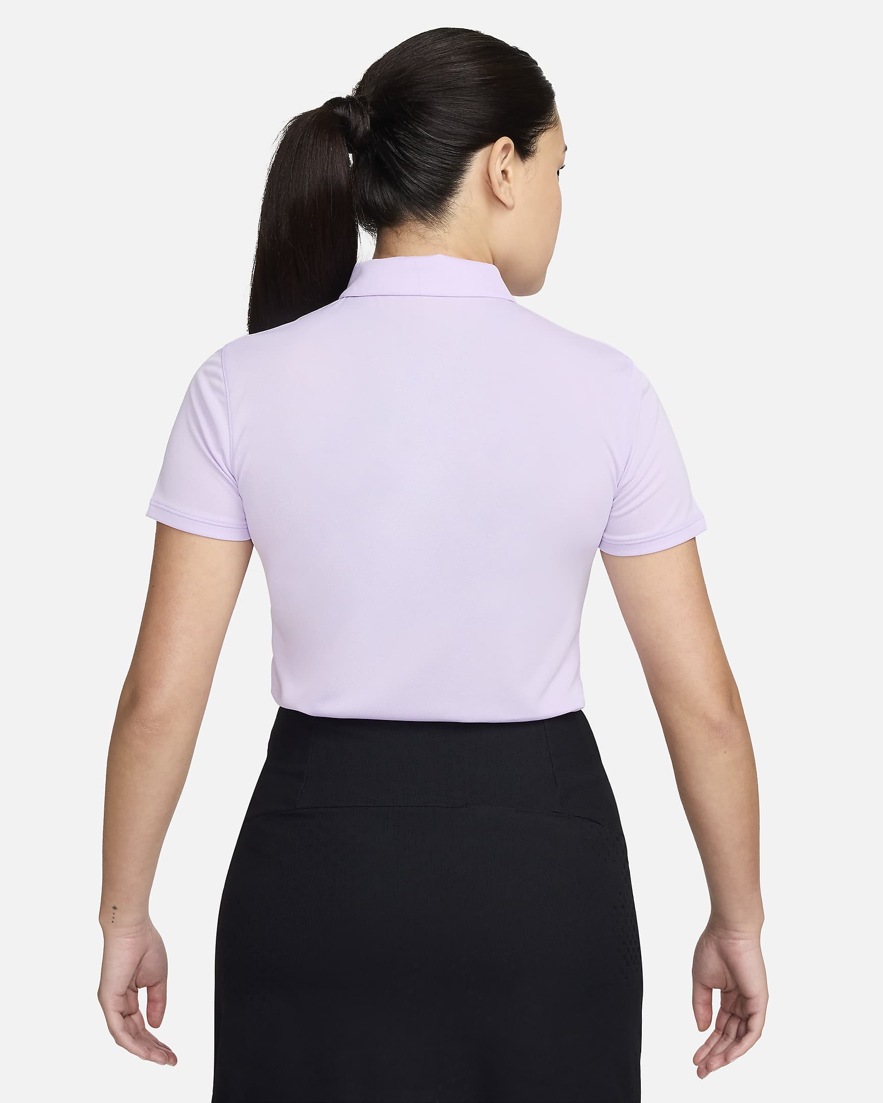 Nike Dri-FIT Victory Golfpolo voor dames - Violet Mist/Zwart