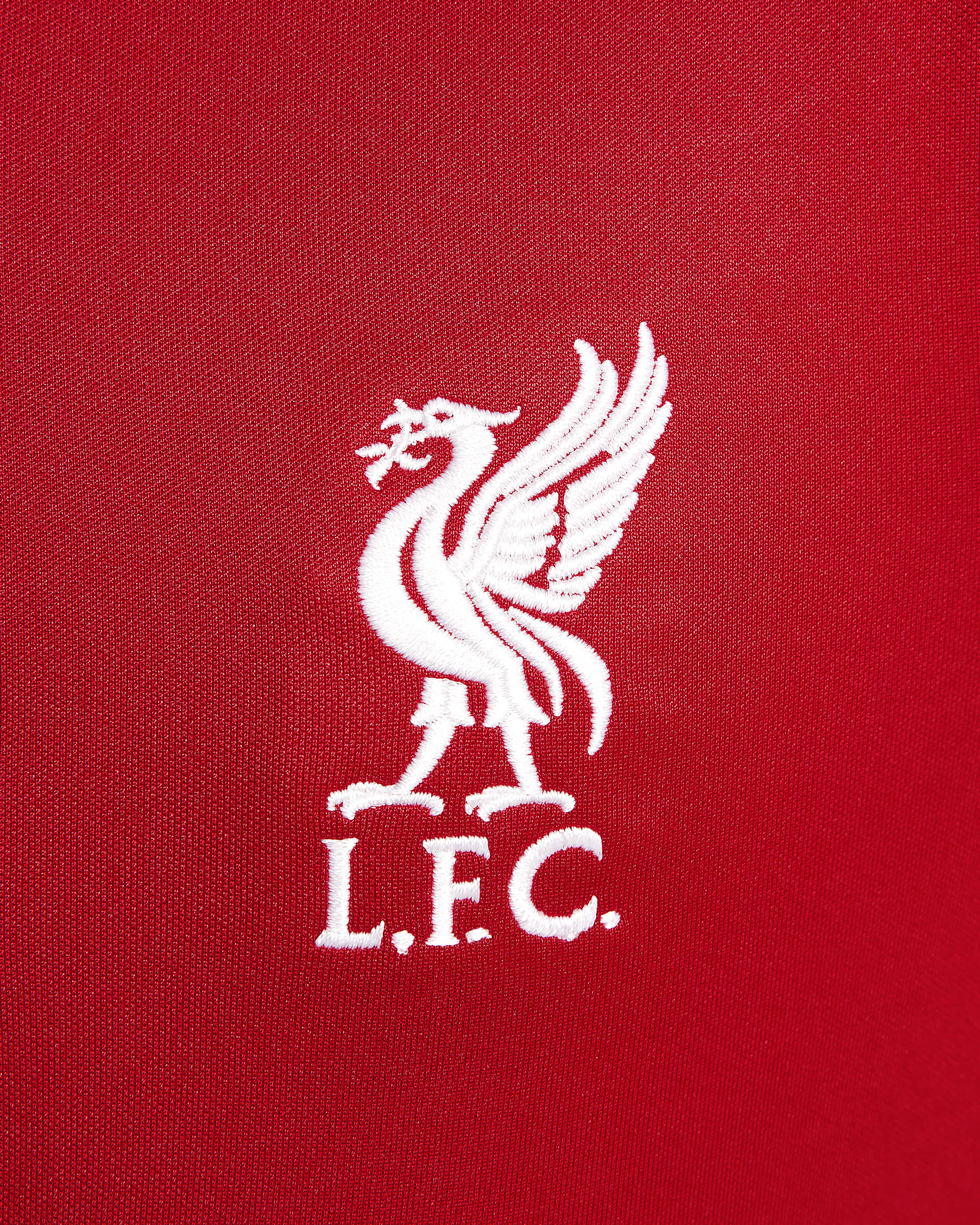 Liverpool FC Academy Pro Nike Dri-FIT fotballtreningsoverdel til store barn - Gym Red/Hvit/Hvit