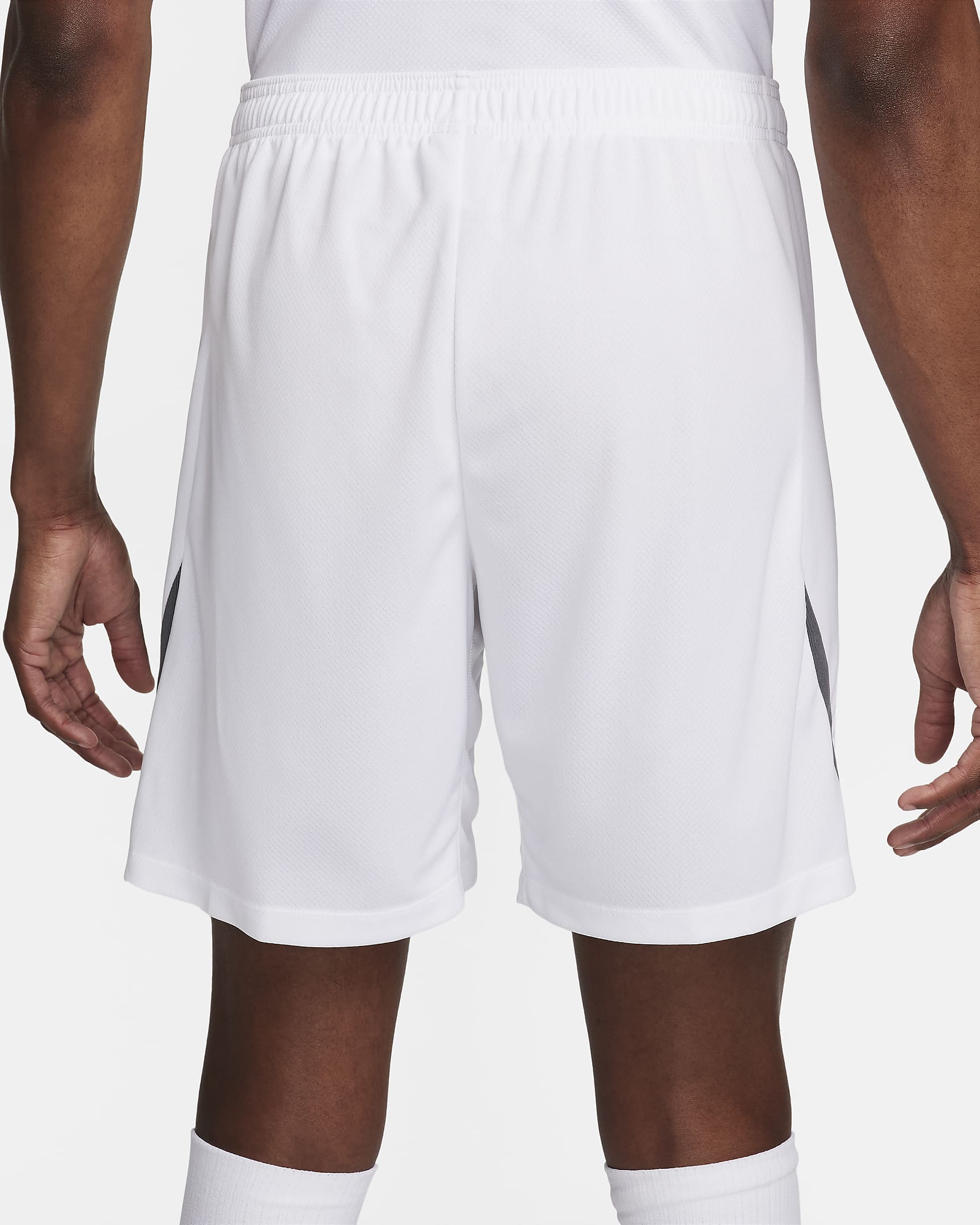 Shorts de fútbol Dri-FIT para hombre Nike Strike - Blanco/Blanco/Gris hierro/Negro