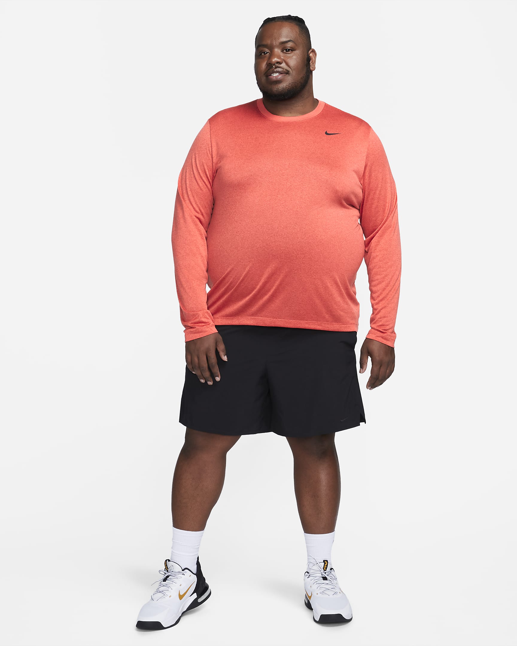 mens nike dri fit long sleeve top