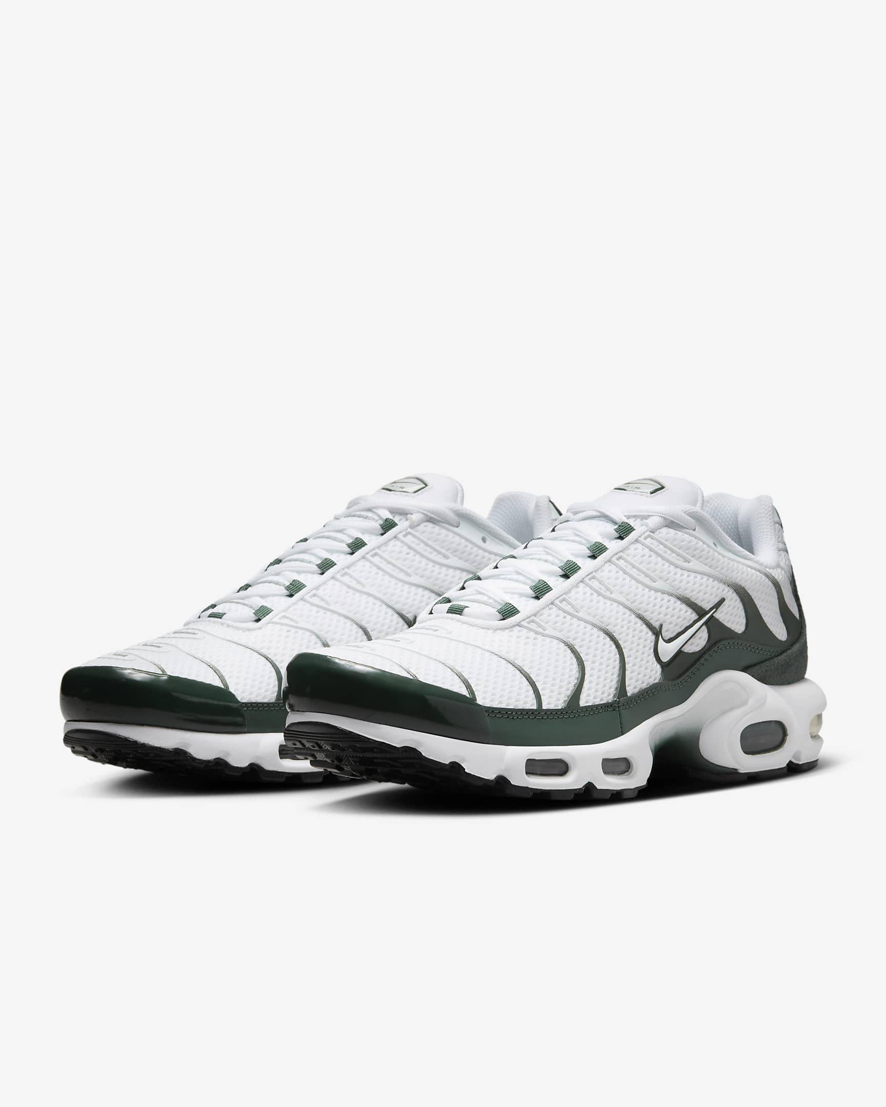 Nike Air Max Plus Premium Men's Shoes - White/Vintage Green/Light British Tan