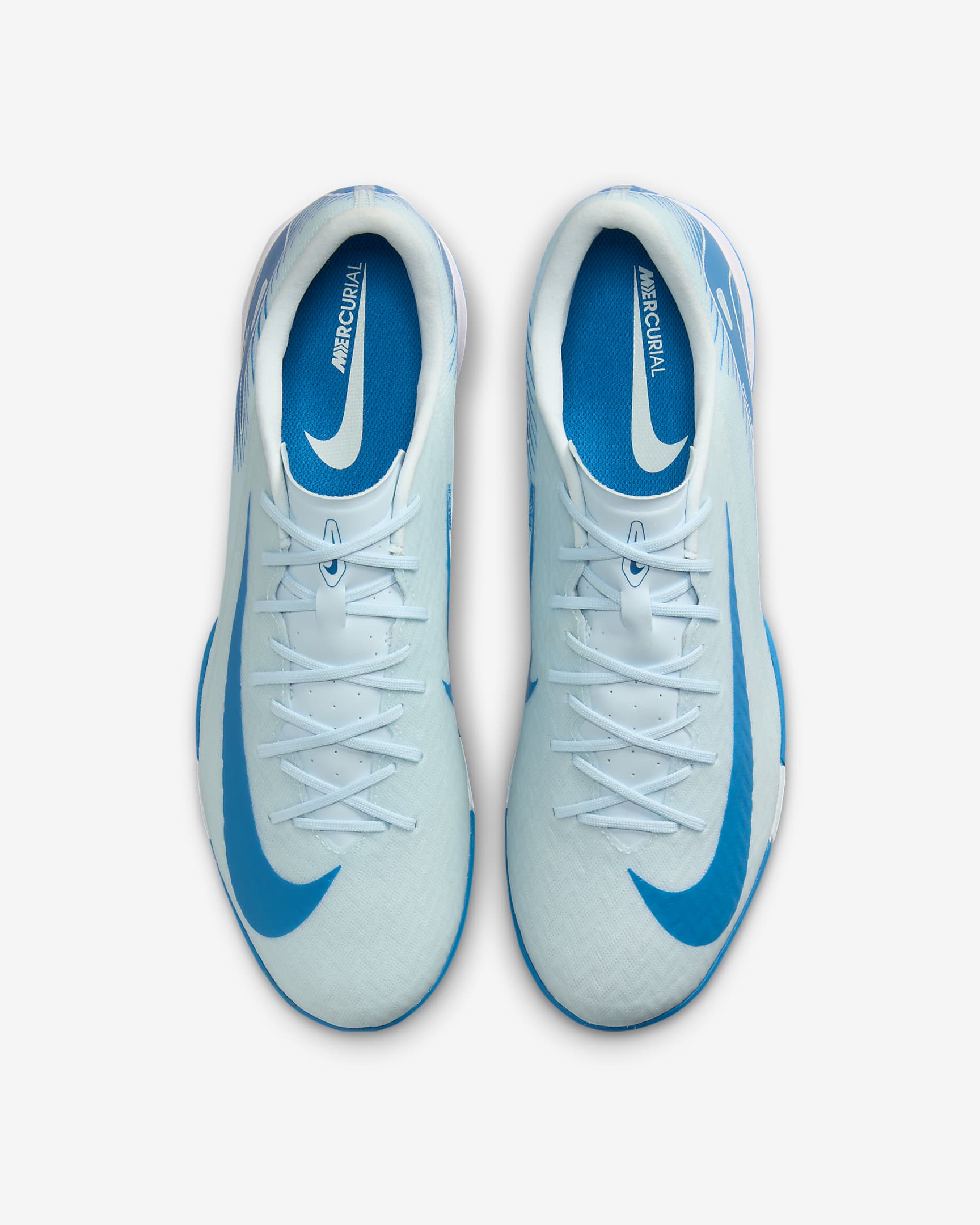 Nike Mercurial Vapor 16 Academy IC Low-Top Soccer Shoes - Glacier Blue/Blue Orbit