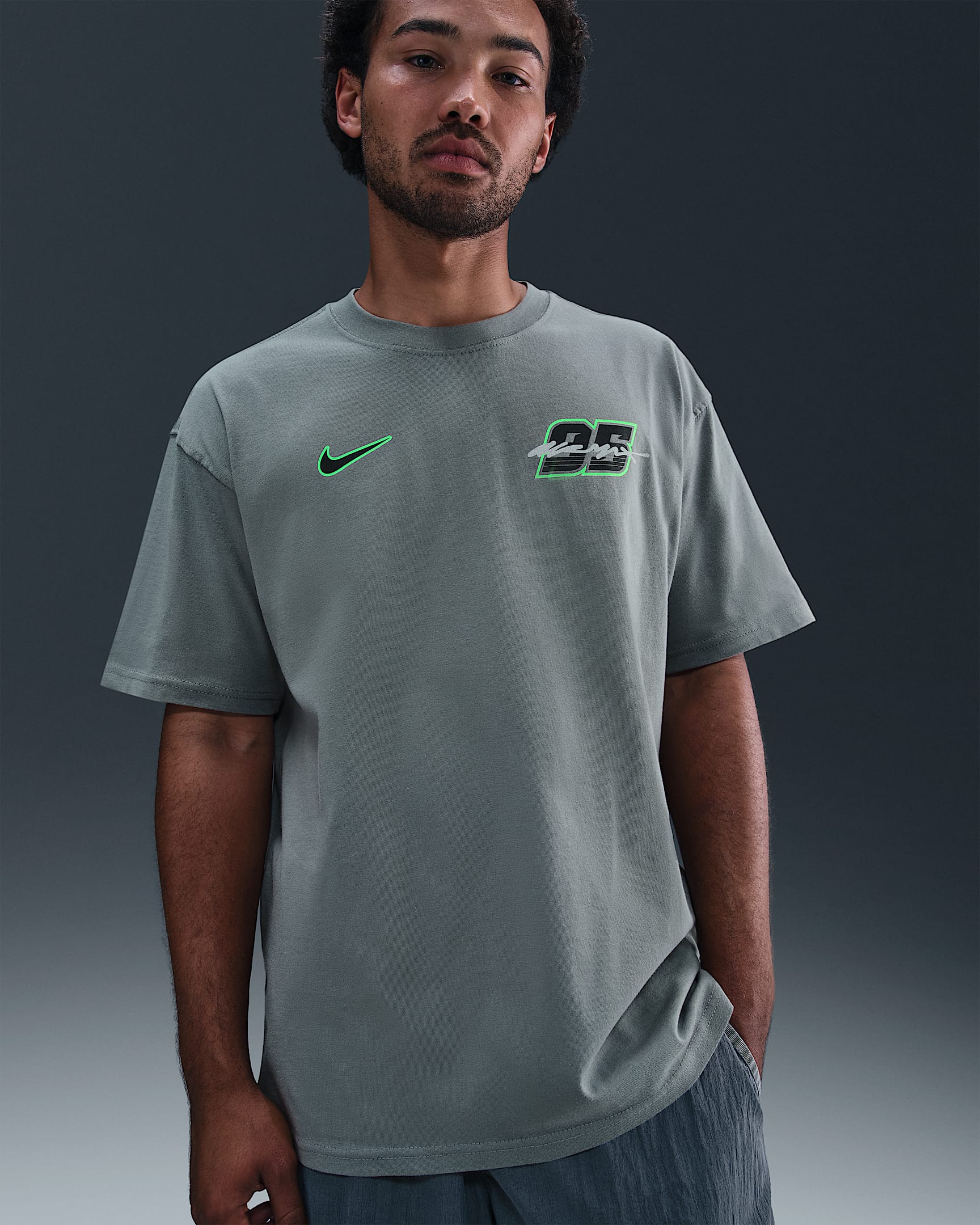 Playera Max90 para hombre Nike Sportswear - Gris humo