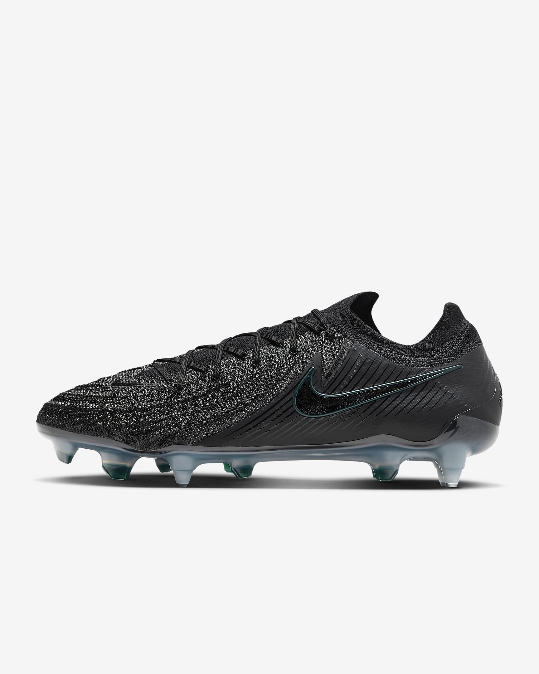 Chaussure de foot à crampons basse SG Nike Phantom GX 2 Elite - Noir/Deep Jungle/Noir