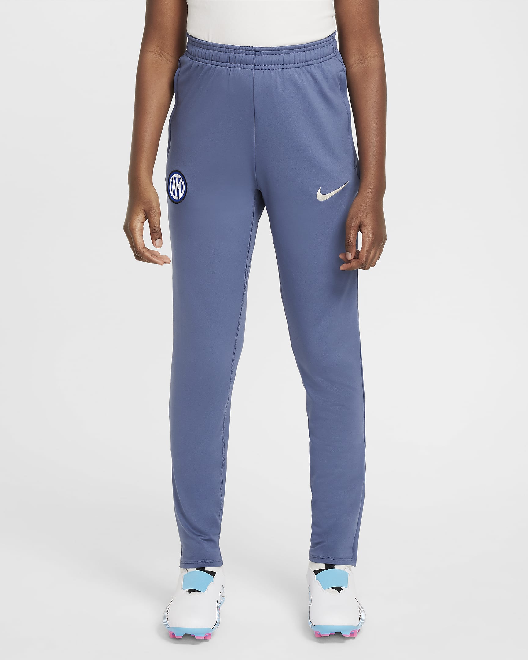 Inter Milan Strike Older Kids' Nike Dri-FIT Football Pants - Diffused Blue/Lyon Blue/Sand Drift