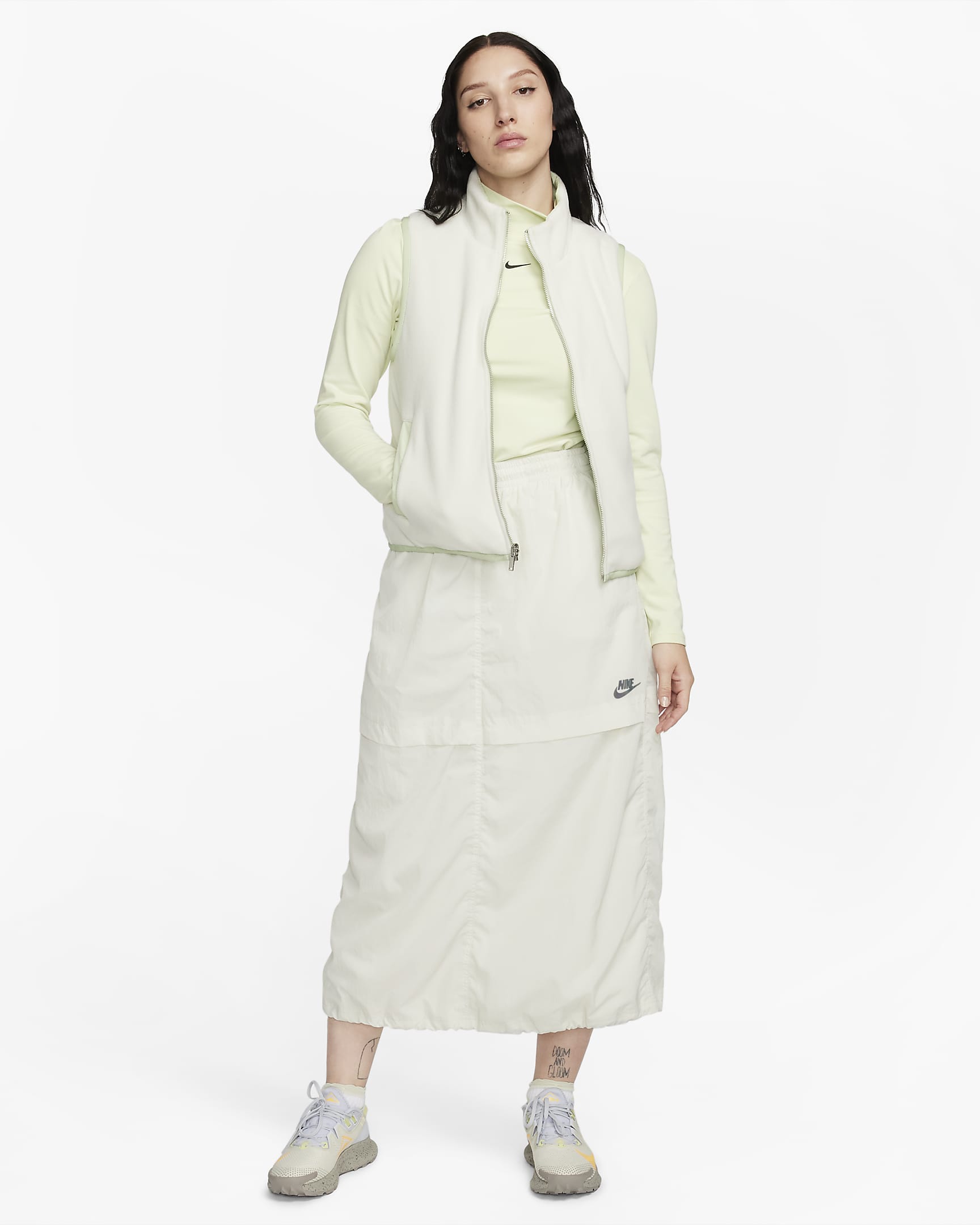 nike sportswear mesh skirt