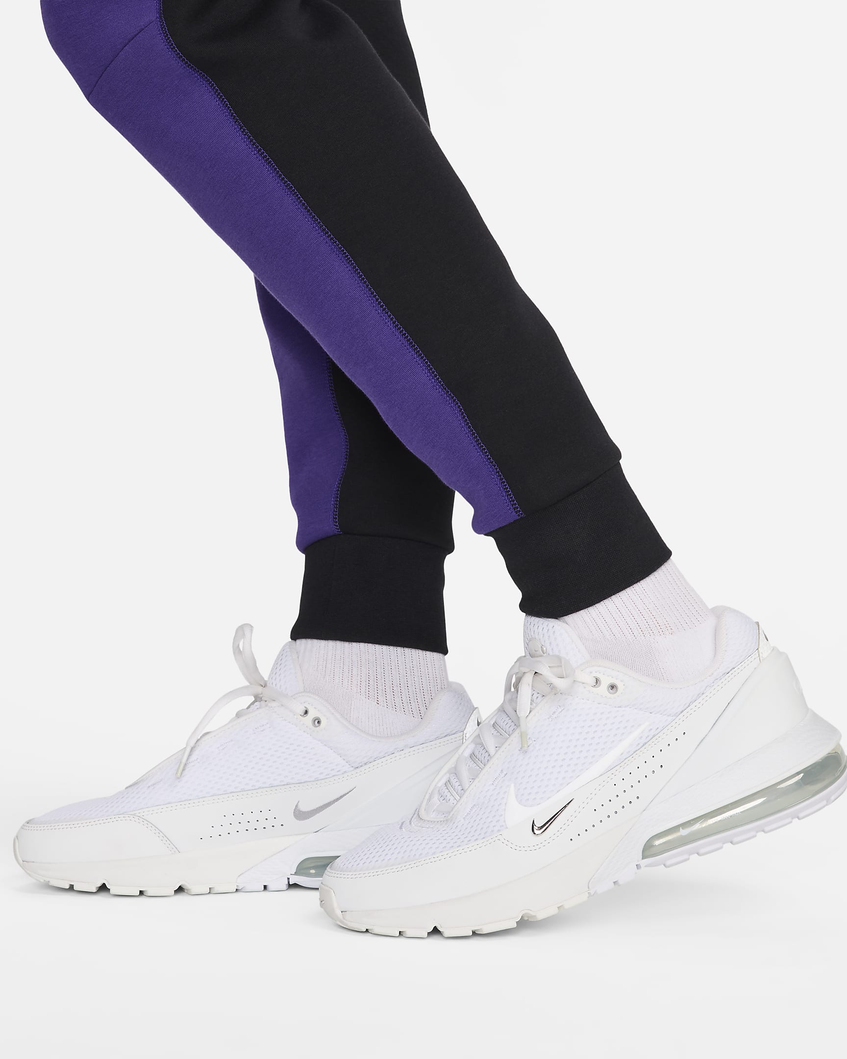 Joggingbyxor Nike Sportswear Tech Fleece för män - Field Purple/Svart