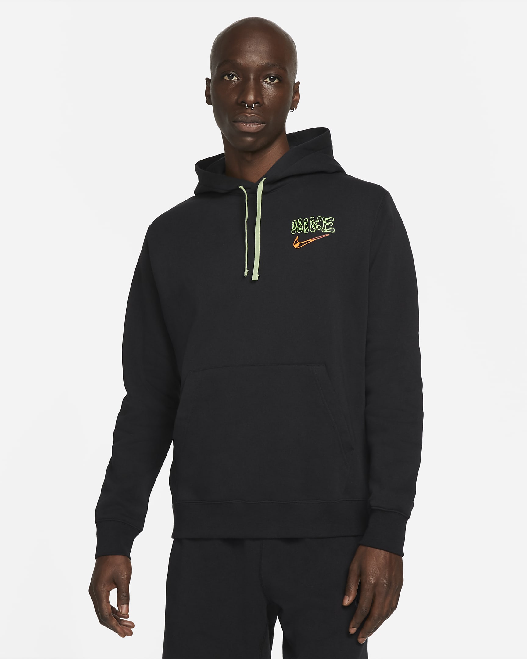 Sudadera con gorro para hombre Nike Sportswear Fantasy Creature - Negro