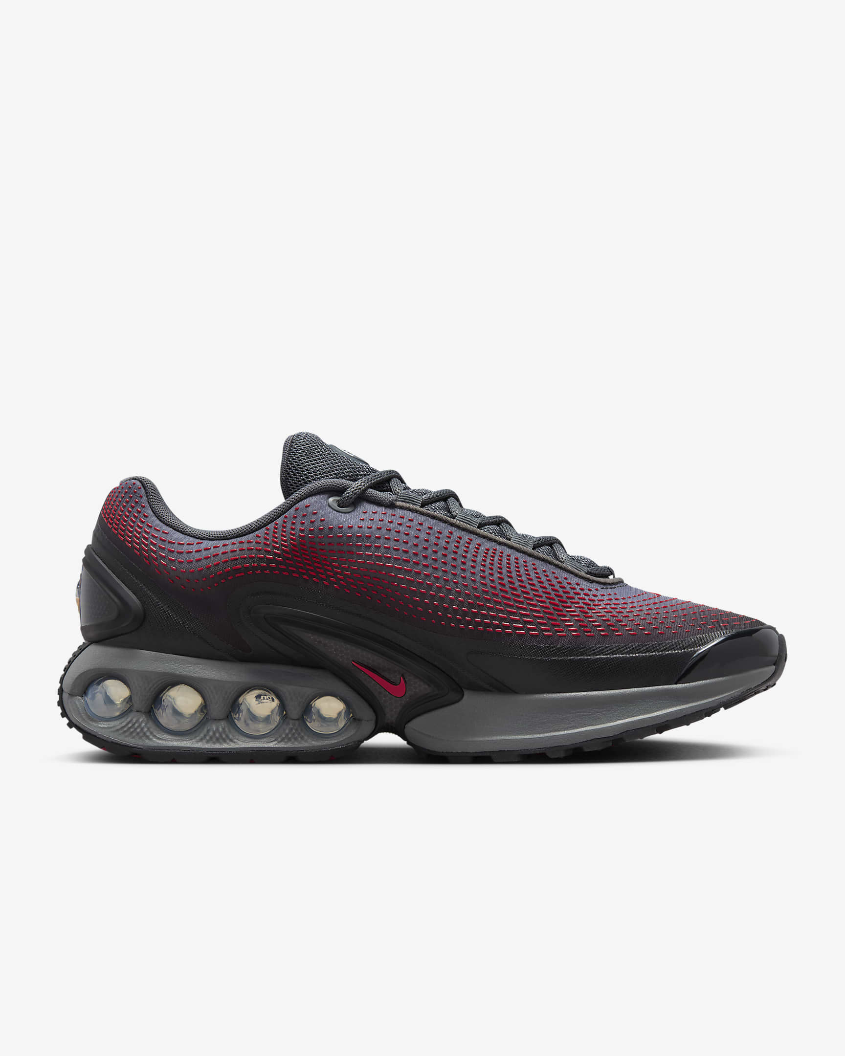 Sapatilhas Nike Air Max DN - Preto/Cinzento Iron/Vermelho University