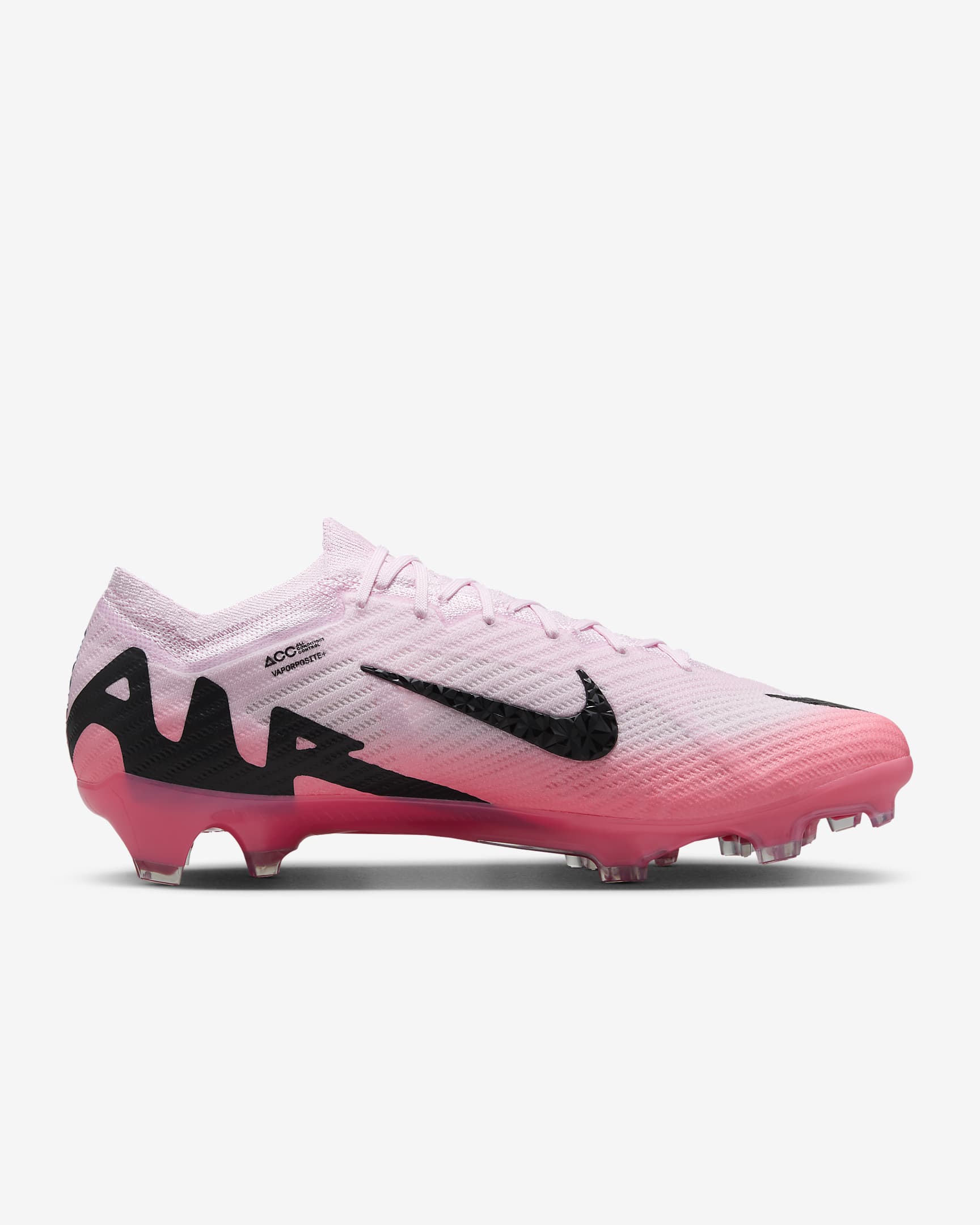 รองเท้าสตั๊ดฟุตบอลไม่หุ้มข้อ FG Nike Mercurial Vapor 15 Elite - Pink Foam/ดำ