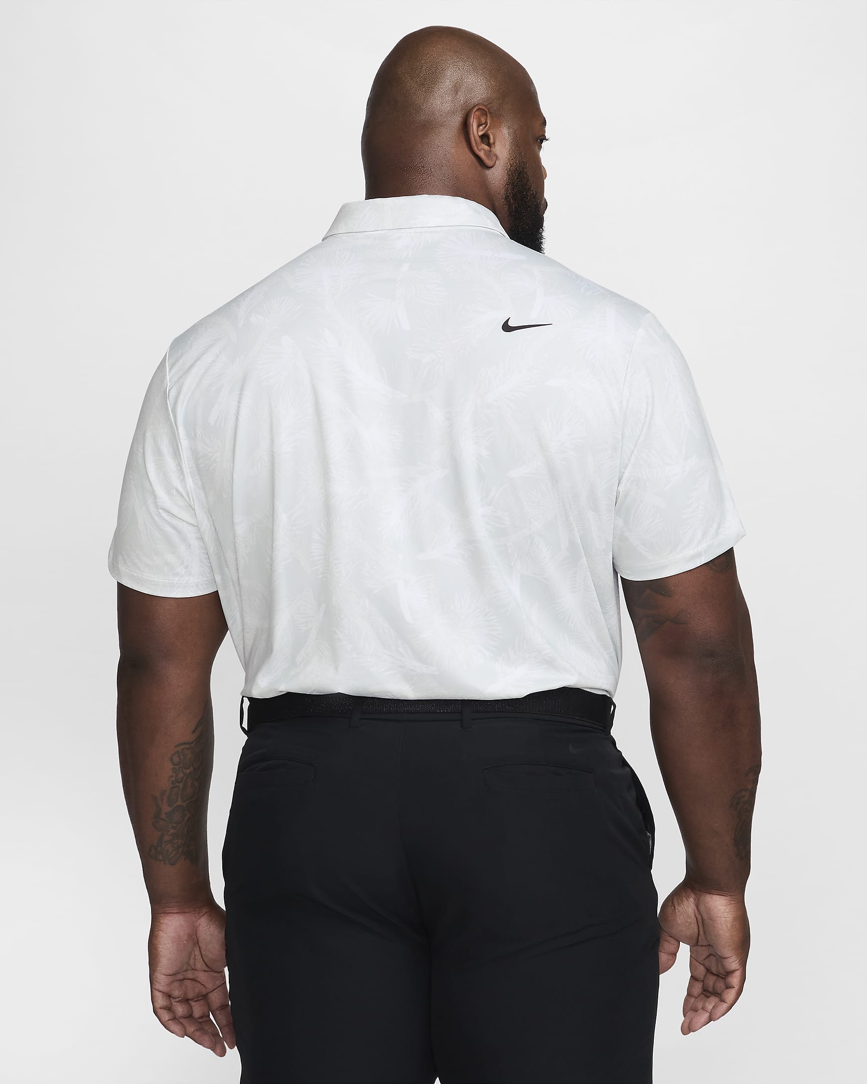 Polo de golfe Dri-FIT Nike Tour para homem - Branco Summit/Preto