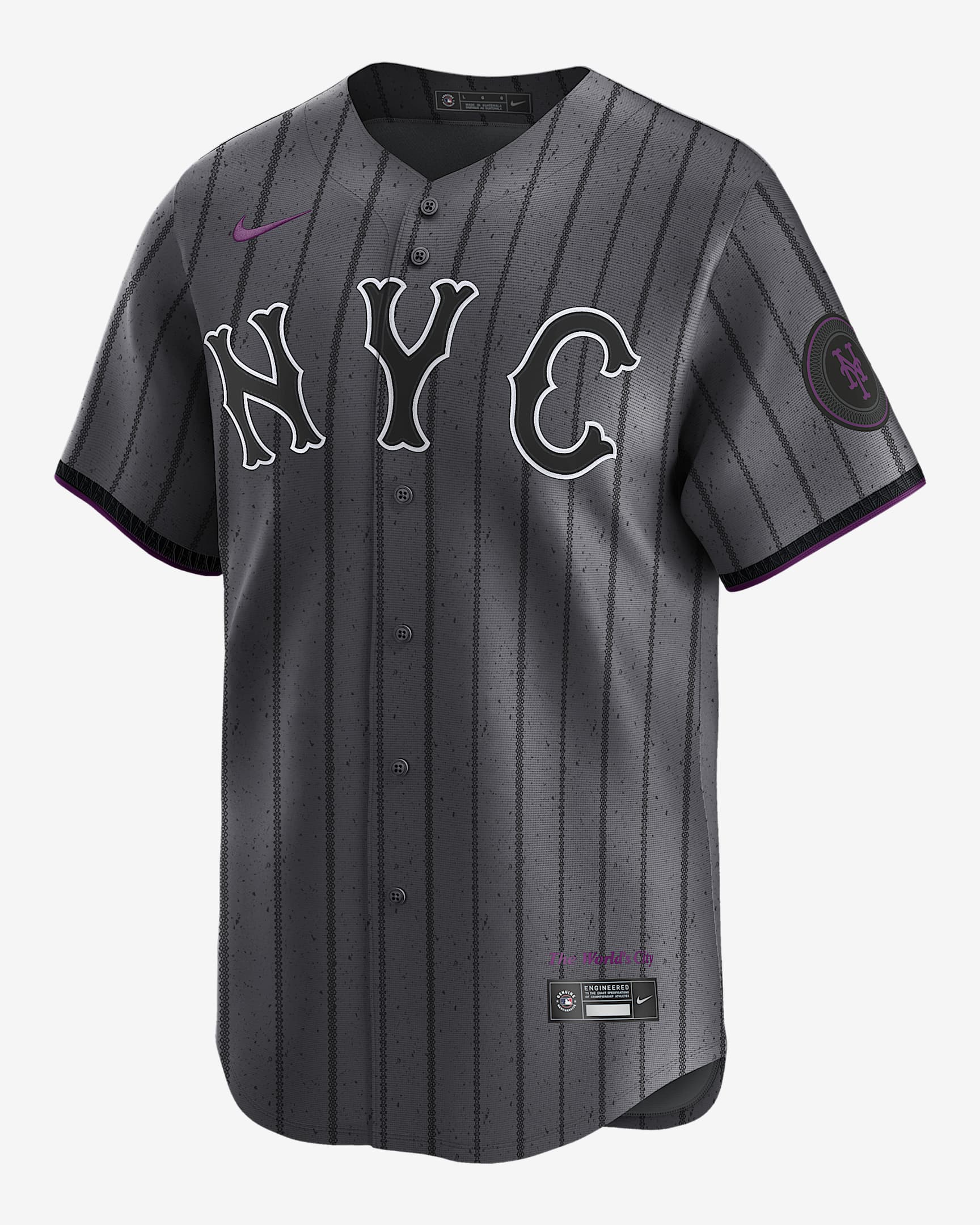 Francisco Lindor New York Mets City Connect Men's Nike DriFIT ADV MLB