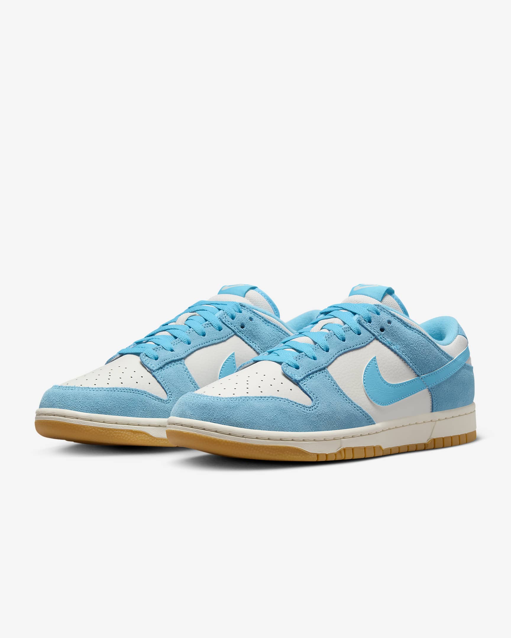 Chaussure Nike Dunk Low SE pour homme - Phantom/Gum Light Brown/Coconut Milk/Baltic Blue