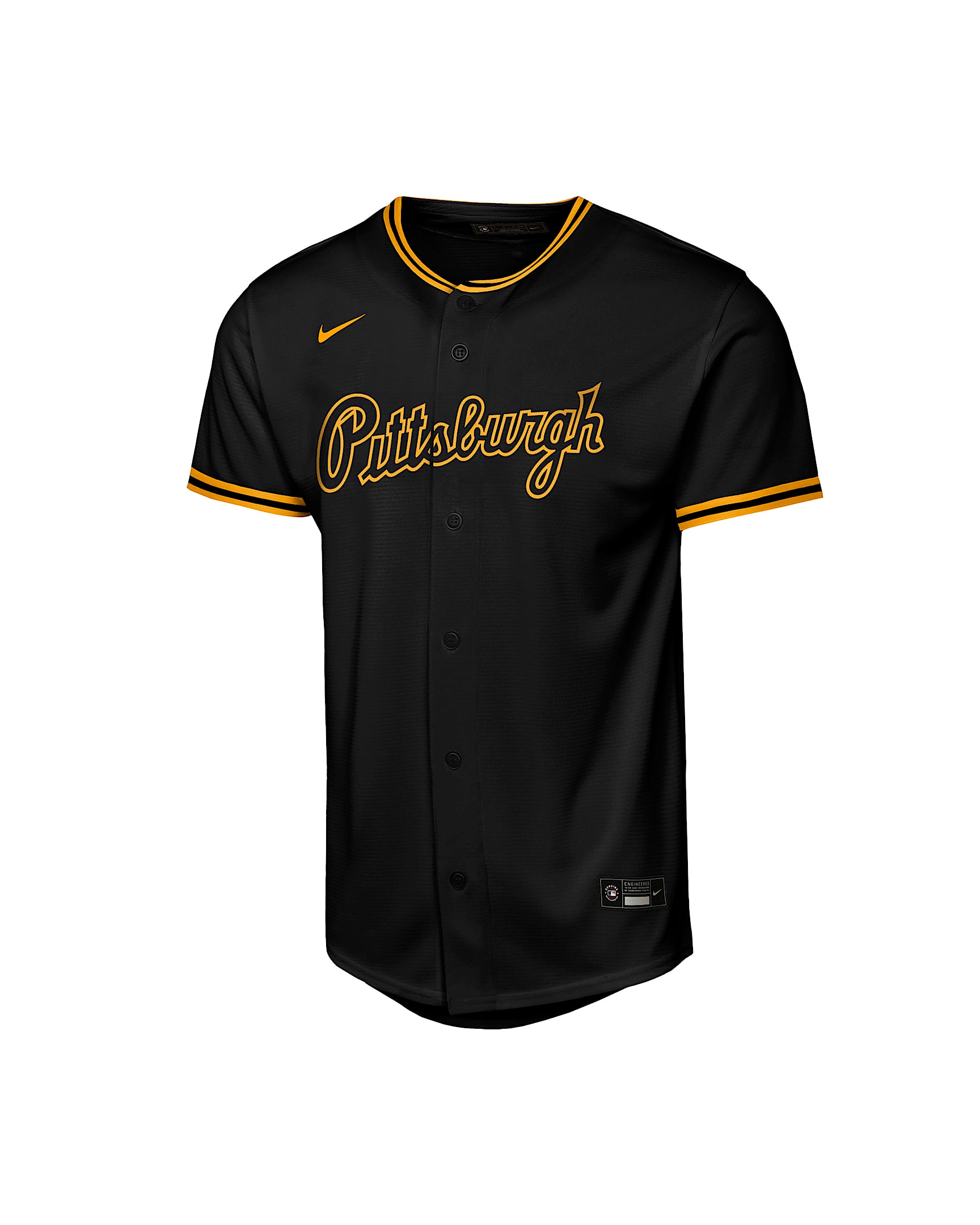 Paul Skenes Pittsburgh Pirates Big Kids' Nike MLB Replica Jersey - Black