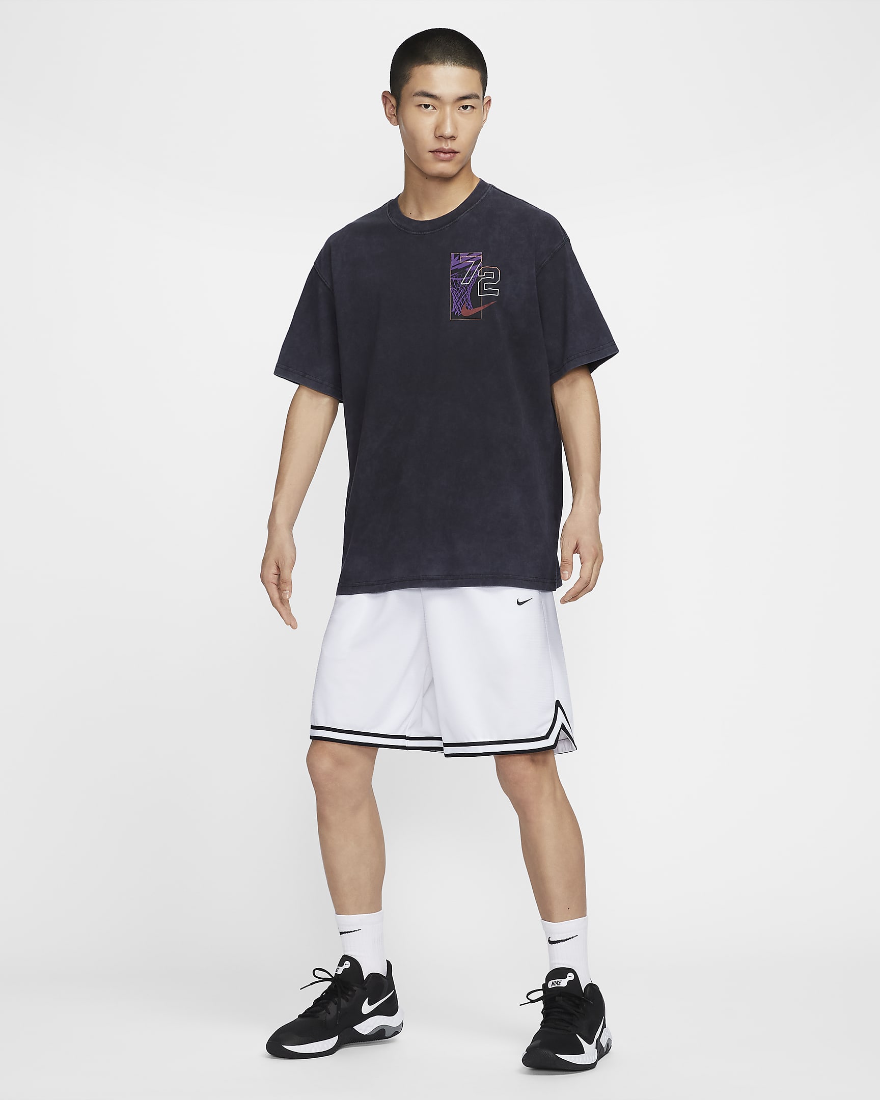 Nike Men's Max90 Basketball T-Shirt - Black