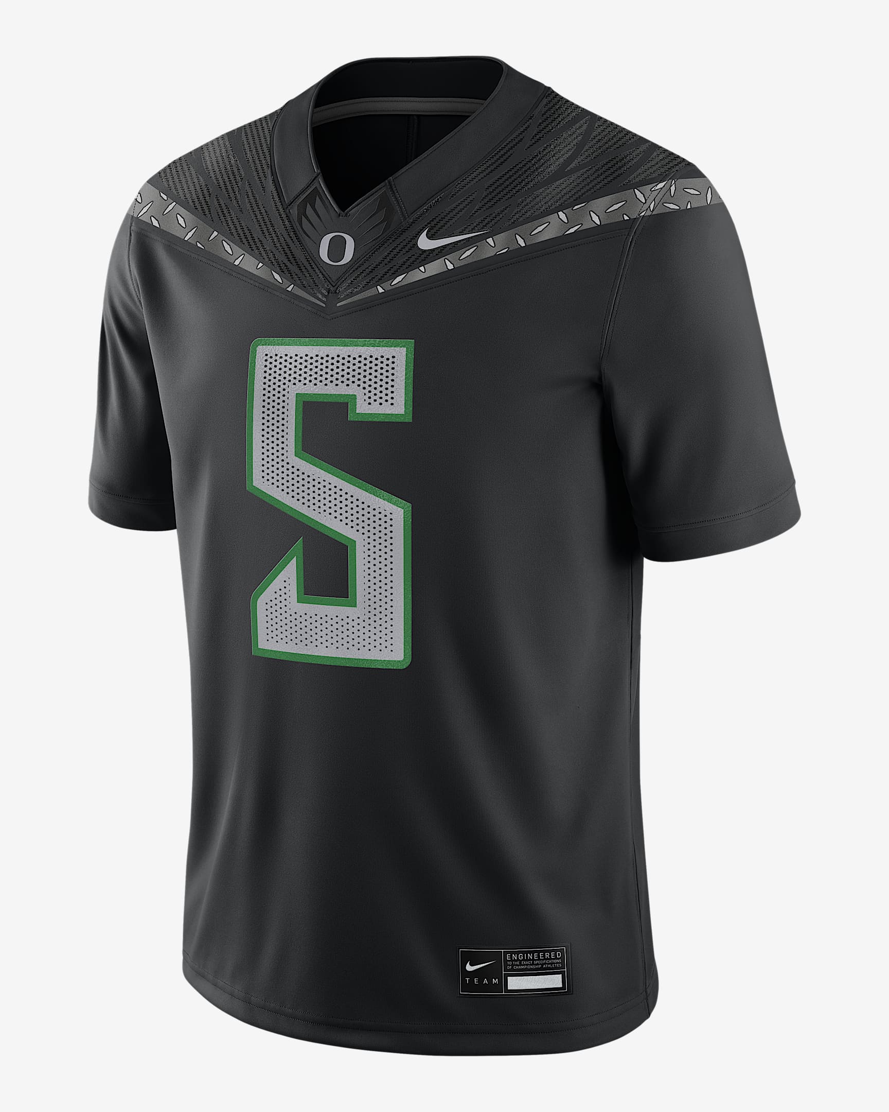 Dante Moore Oregon Men’s Nike Dri-FIT College NIL Game Jersey - Black