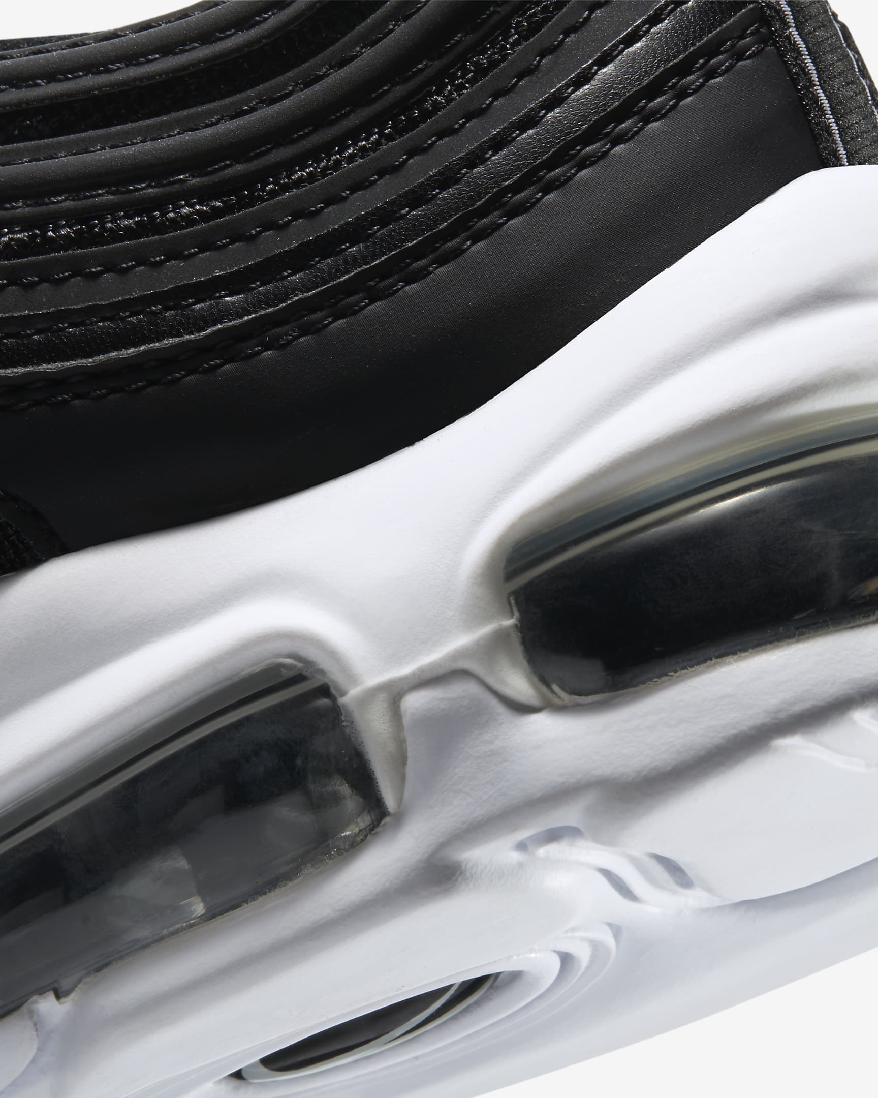 Chaussure Nike Air Max 97 pour ado - Noir/Blanc